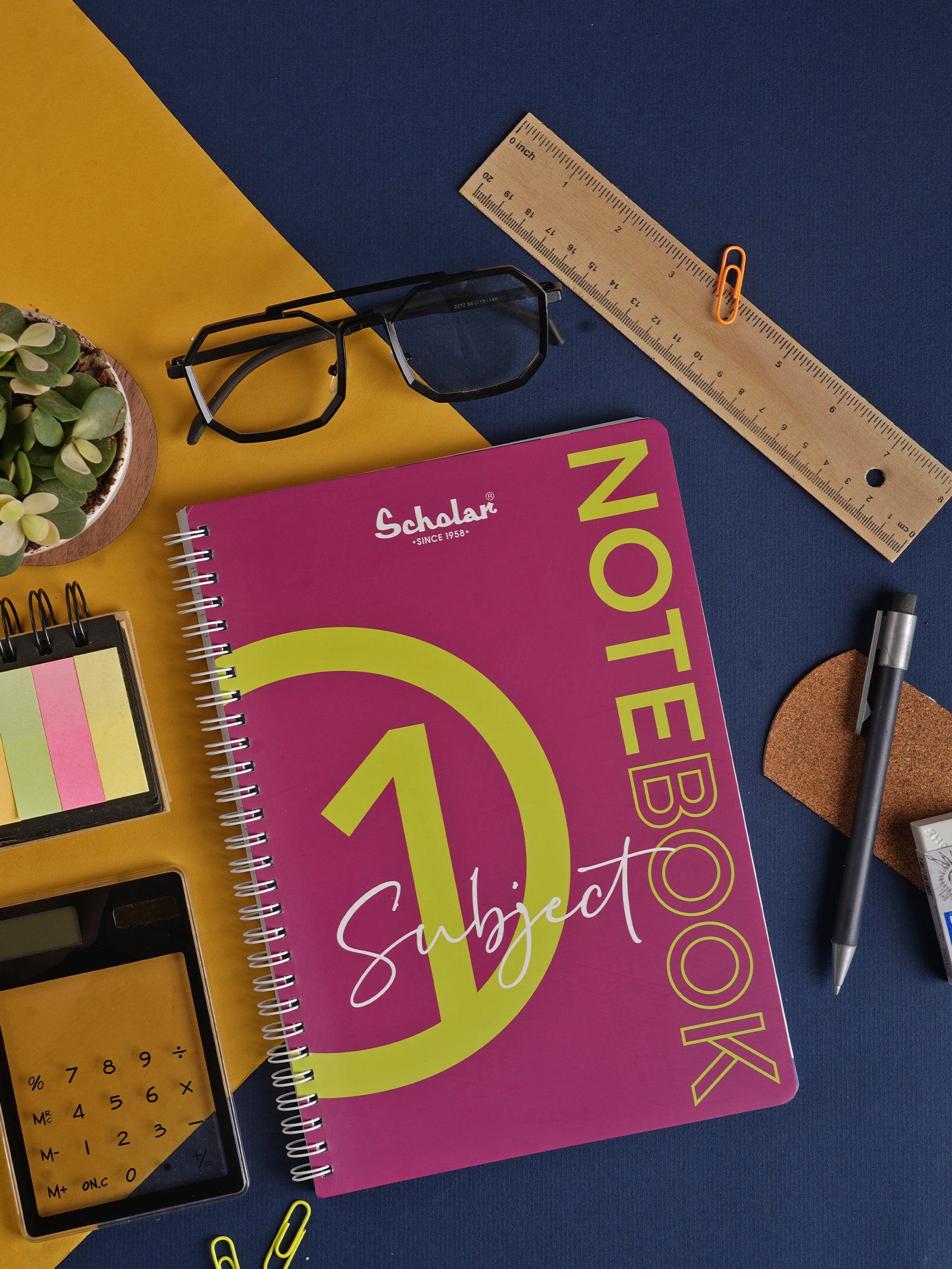 Scholar One Subject Premium Notebook (1S) - Violet