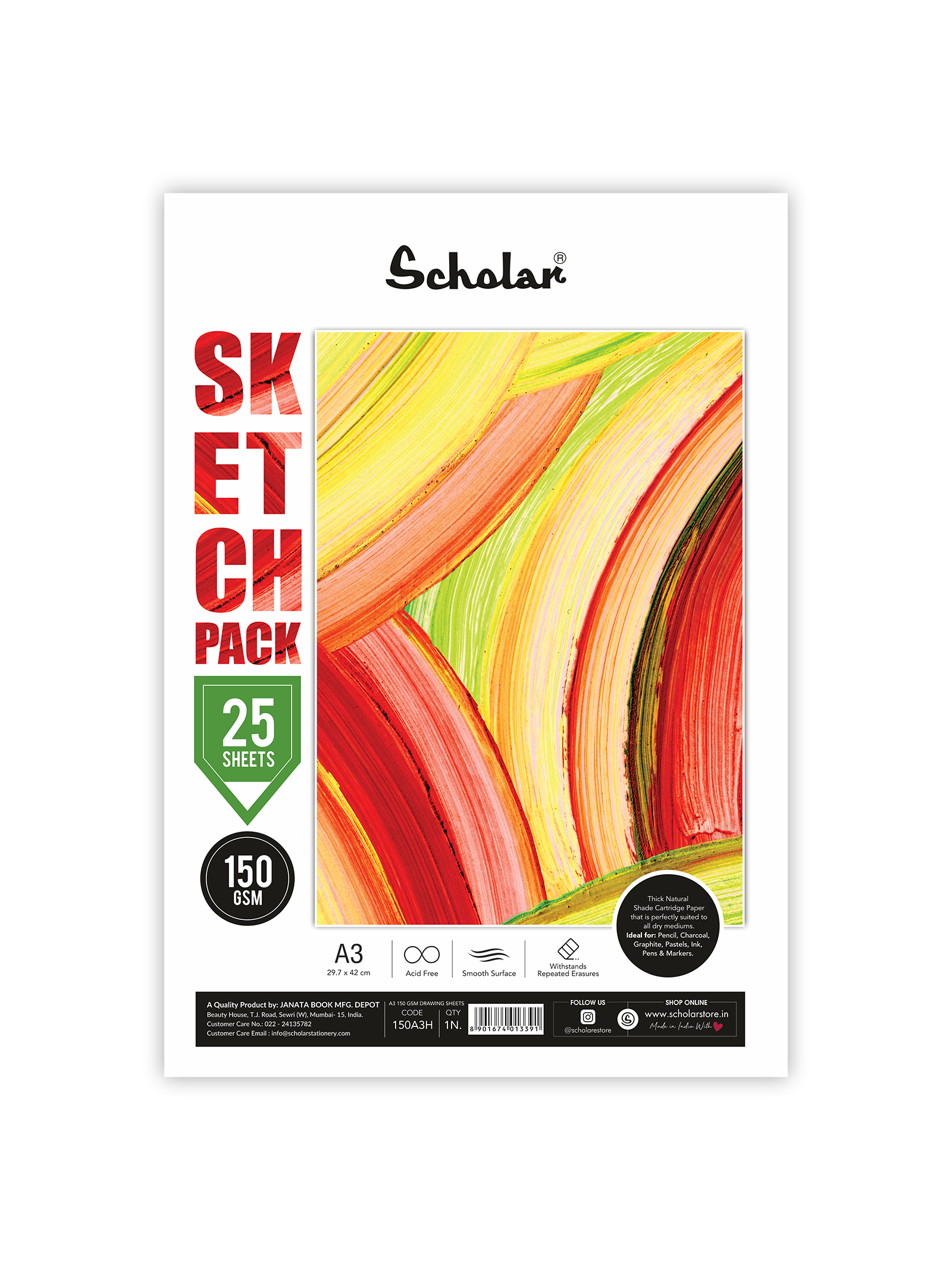 150 Gsm Cartridge Paper - Loose Sheets (SPL)