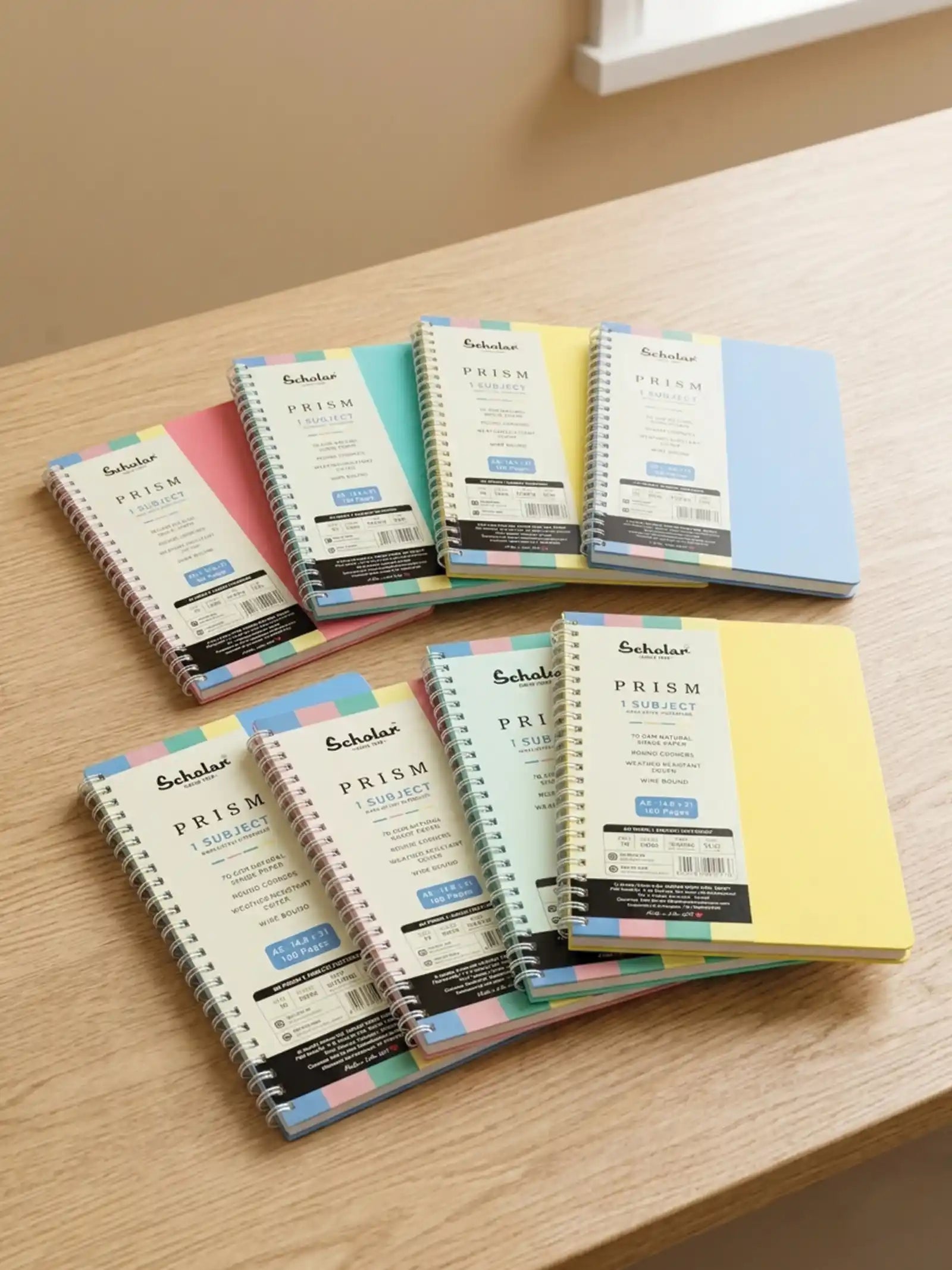 Scholar Prism One Subject Notebook - Yellow (RSN)