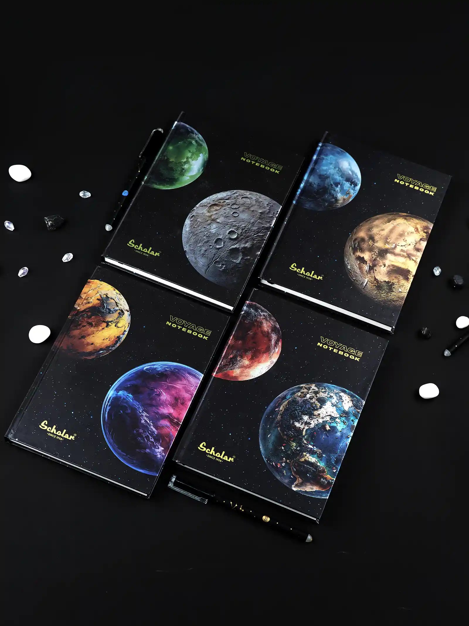 Scholar 192 Pages Ruled Notebook - Voyage (VMN) - Blue