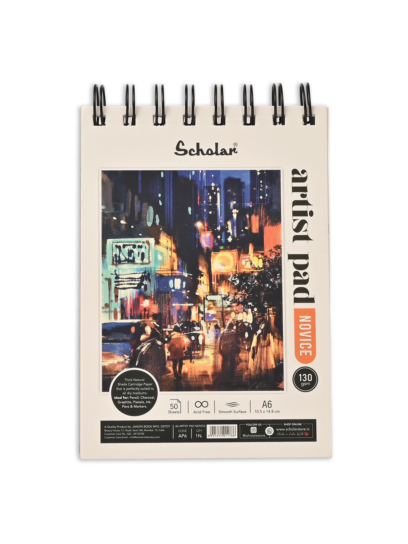 130 Gsm Artist Pad - Novice (25 & 50 Sheets) (AP)