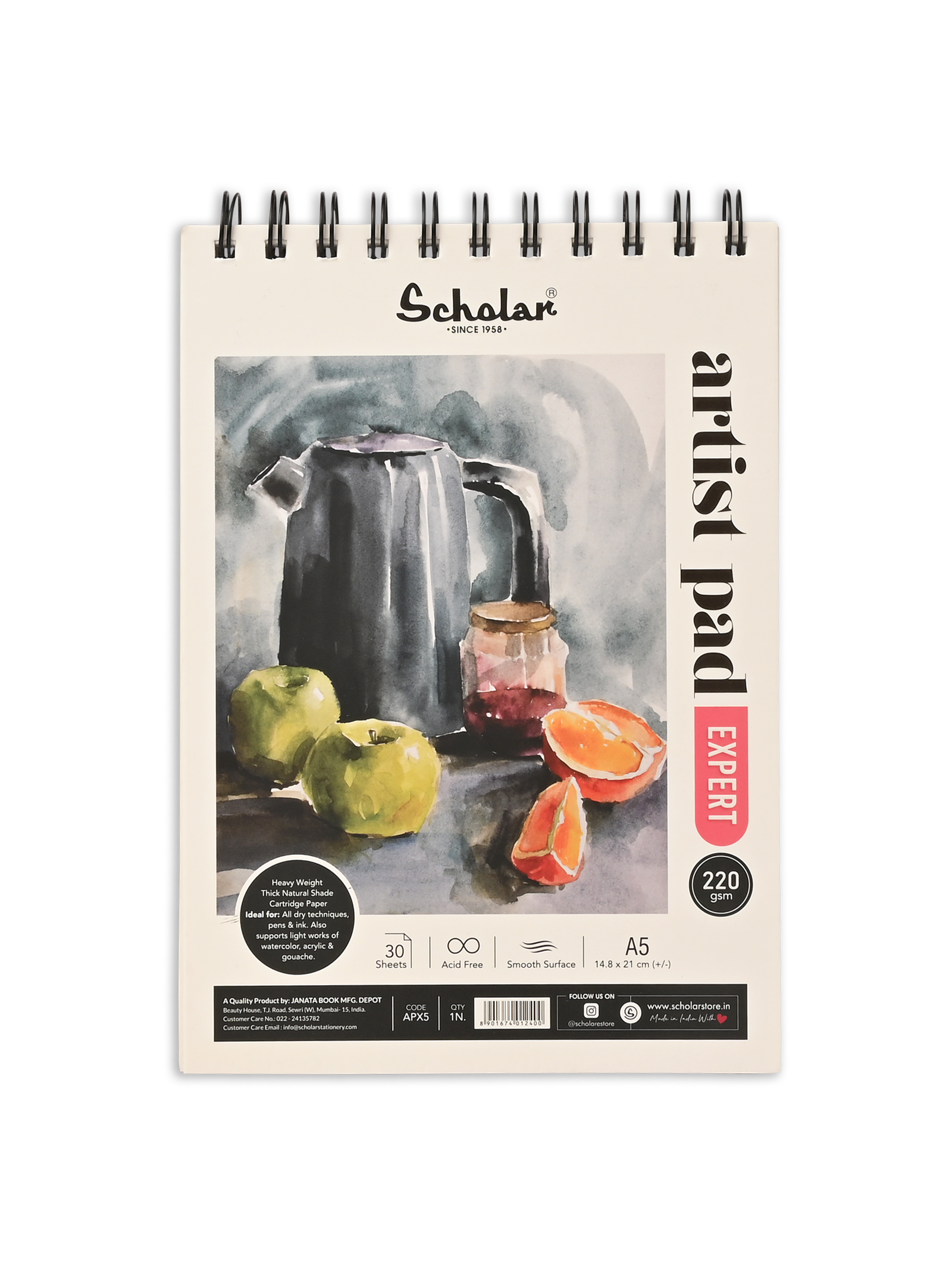 220 Gsm Artist Pad - Expert (30 Sheets) (APX)