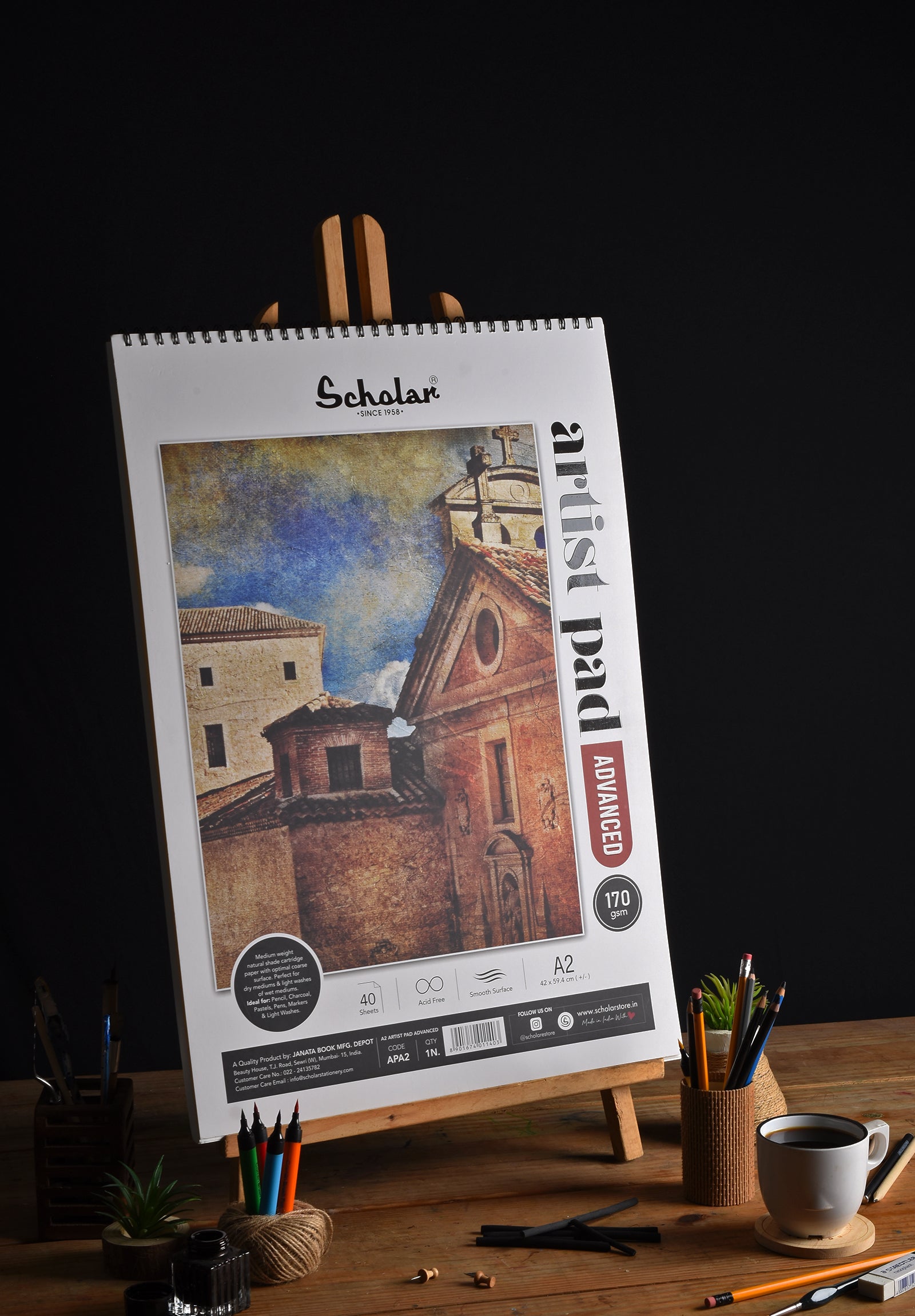 170 Gsm Artist Pad - Advanced (40 Sheets) (APA)