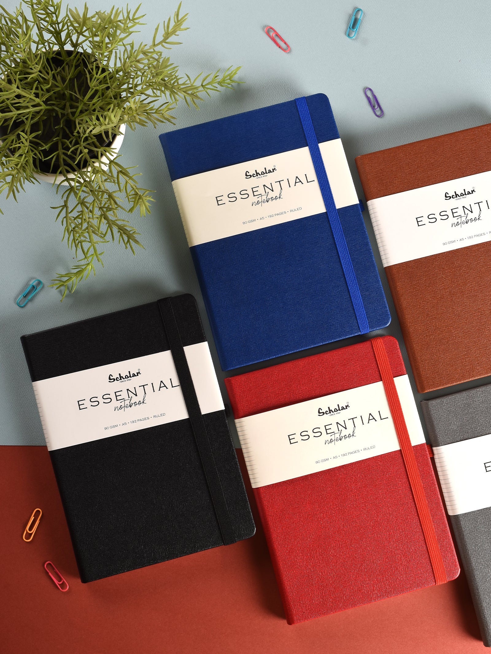 Scholar Notebook - Essential (192 Pages) (ESN2) - Blue