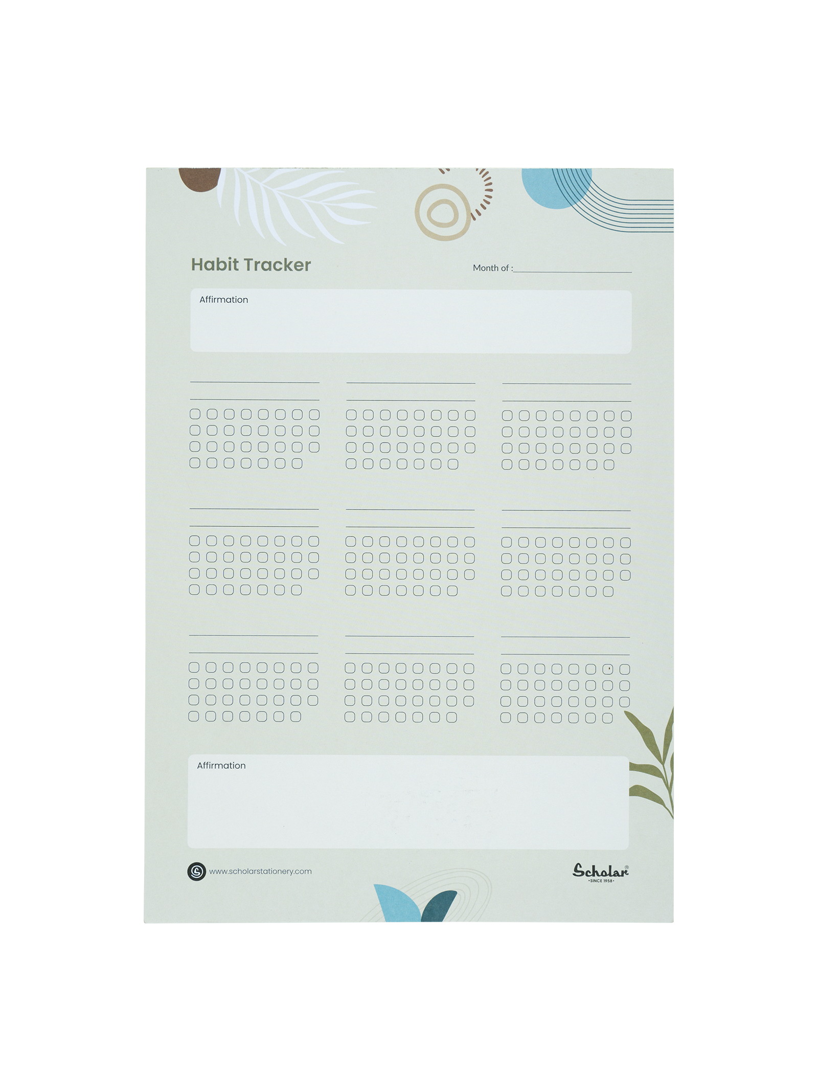 Habit Tracker - Monthly (HTM)