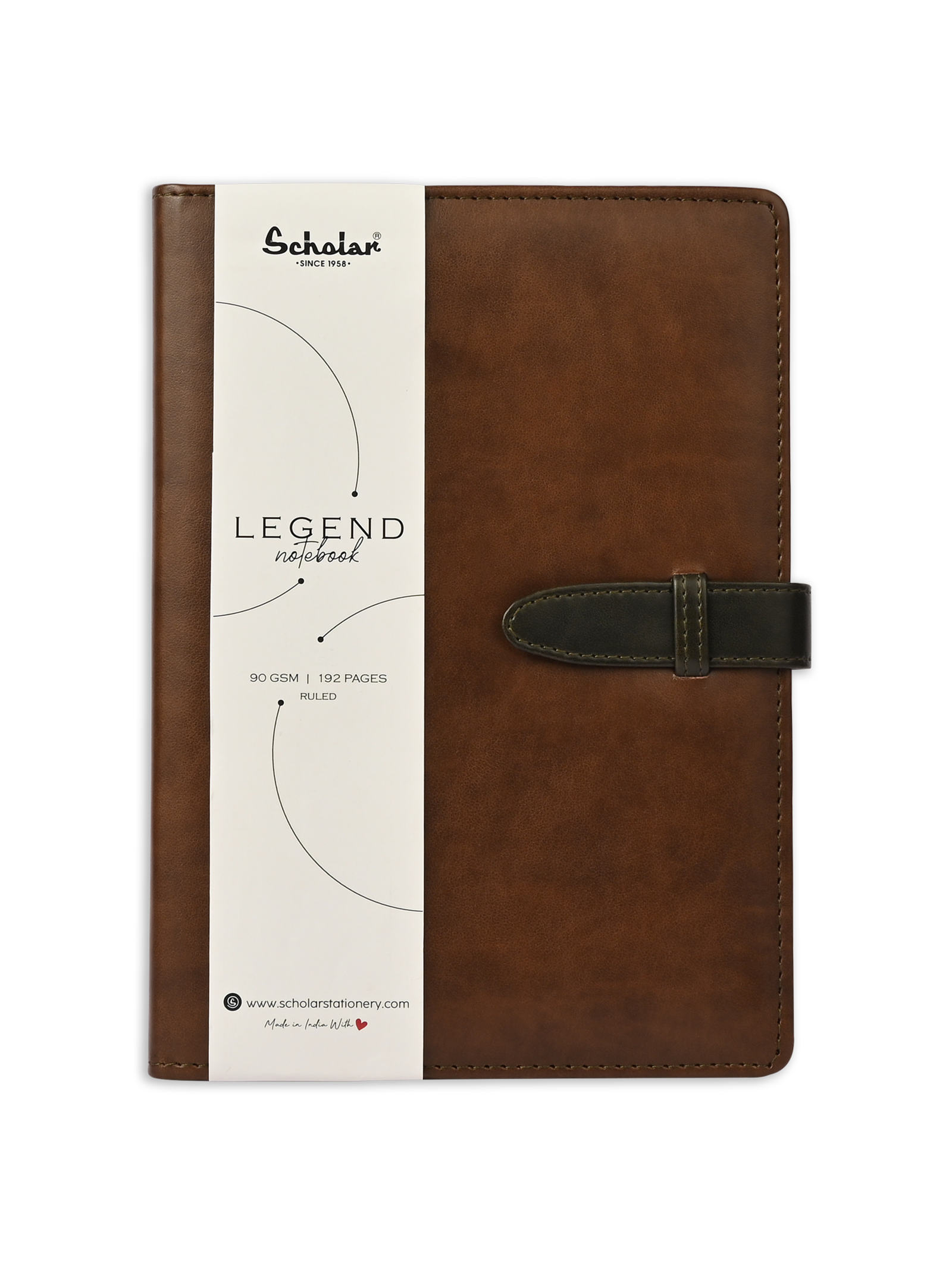 Scholar Notebook - Legend (192 Pages) (LEG) - Coffee