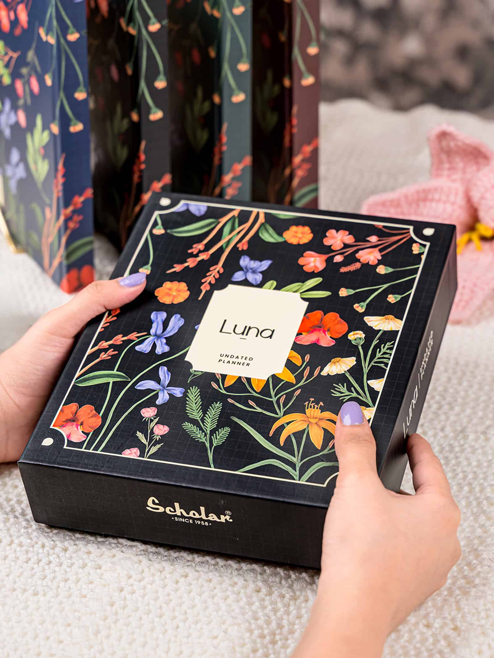 Scholar Luna Undated Planner - Black