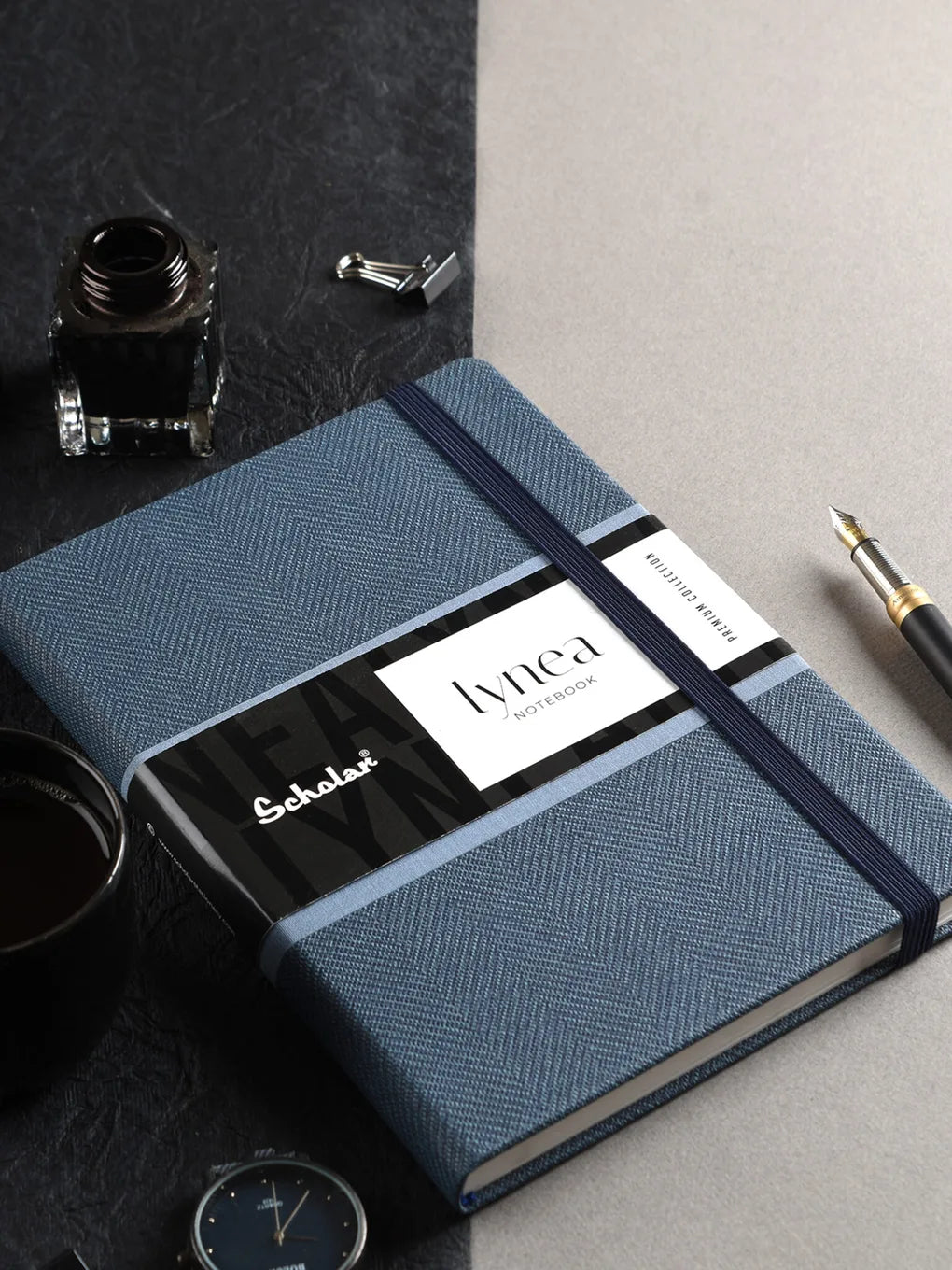 Scholar Notebook - Lynea (192 Pages) (LYN) - Blue