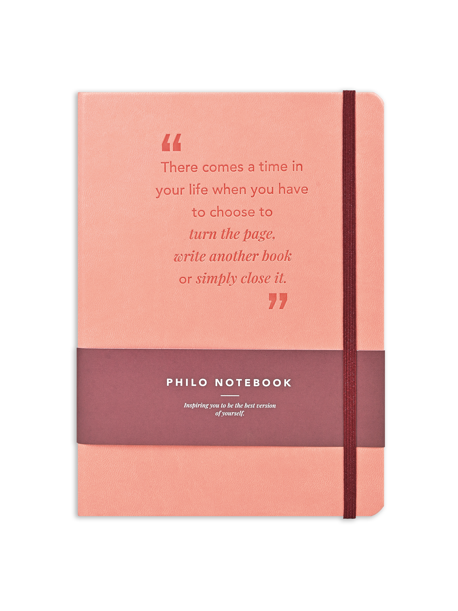 Scholar Notebook - Philo (192 Pages) (PHN2) - Salmon Pink