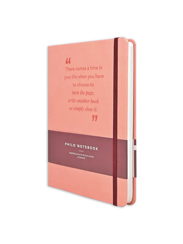 Scholar Notebook - Philo (192 Pages) (PHN2) - Salmon Pink