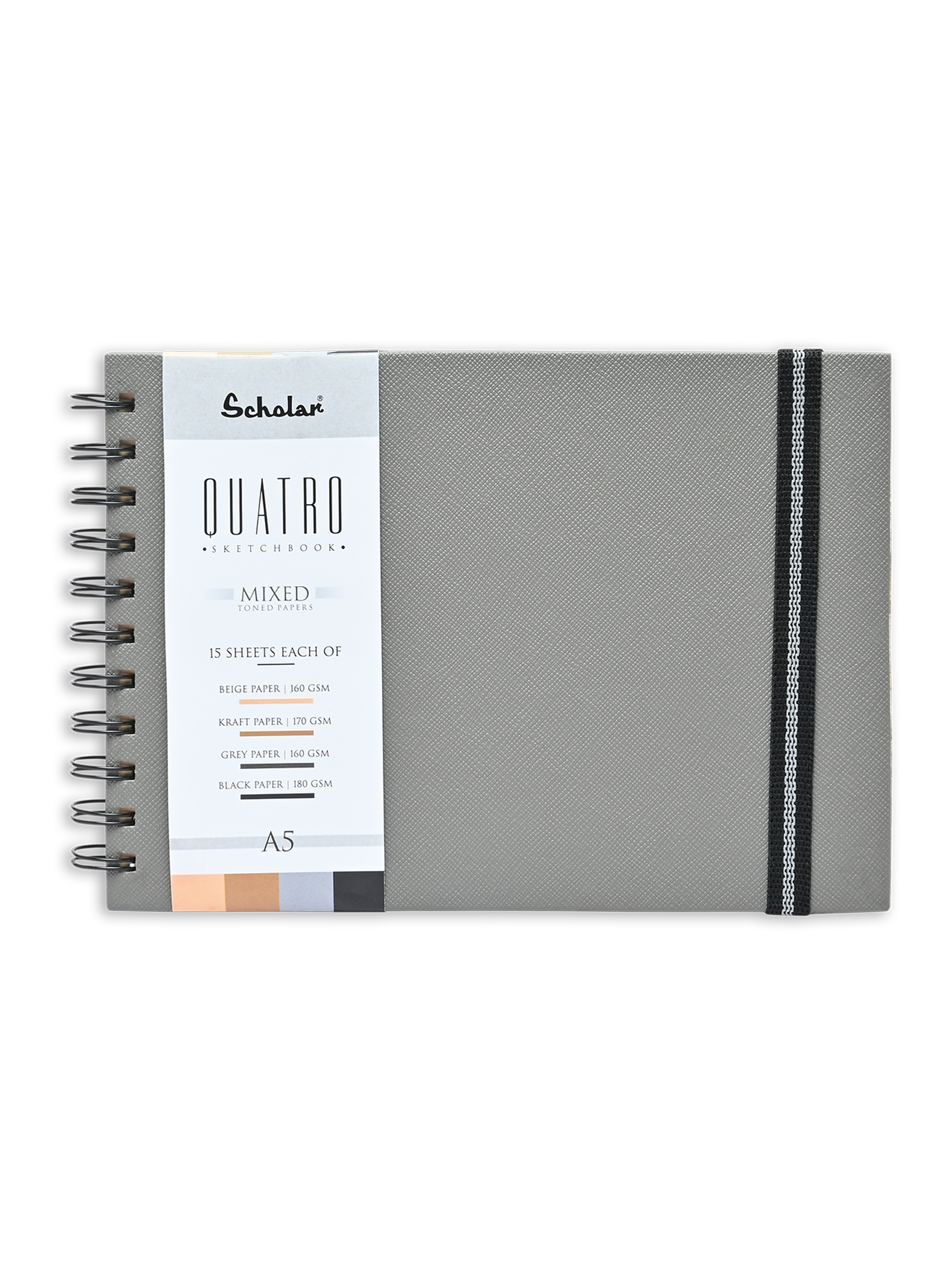 Quatro Sketchbook - Mixed Toned Papers (QTR)