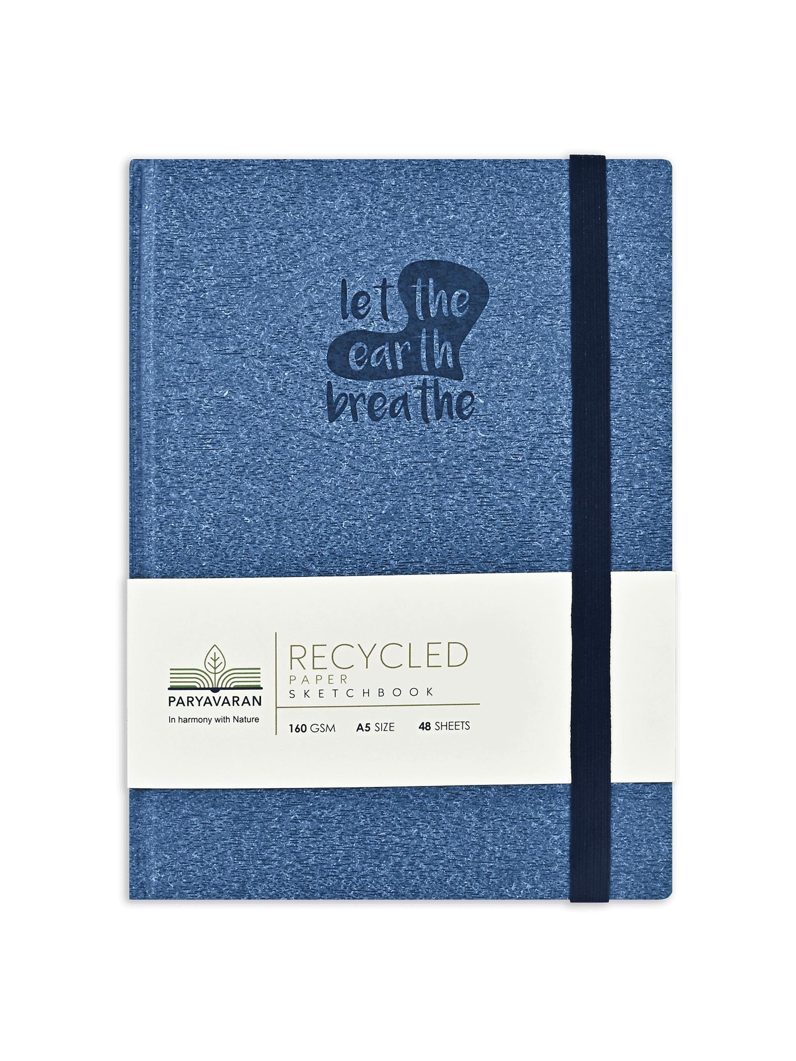 160 Gsm 100% Recycled Journal (48 Sheets) (RCJ) - Blue