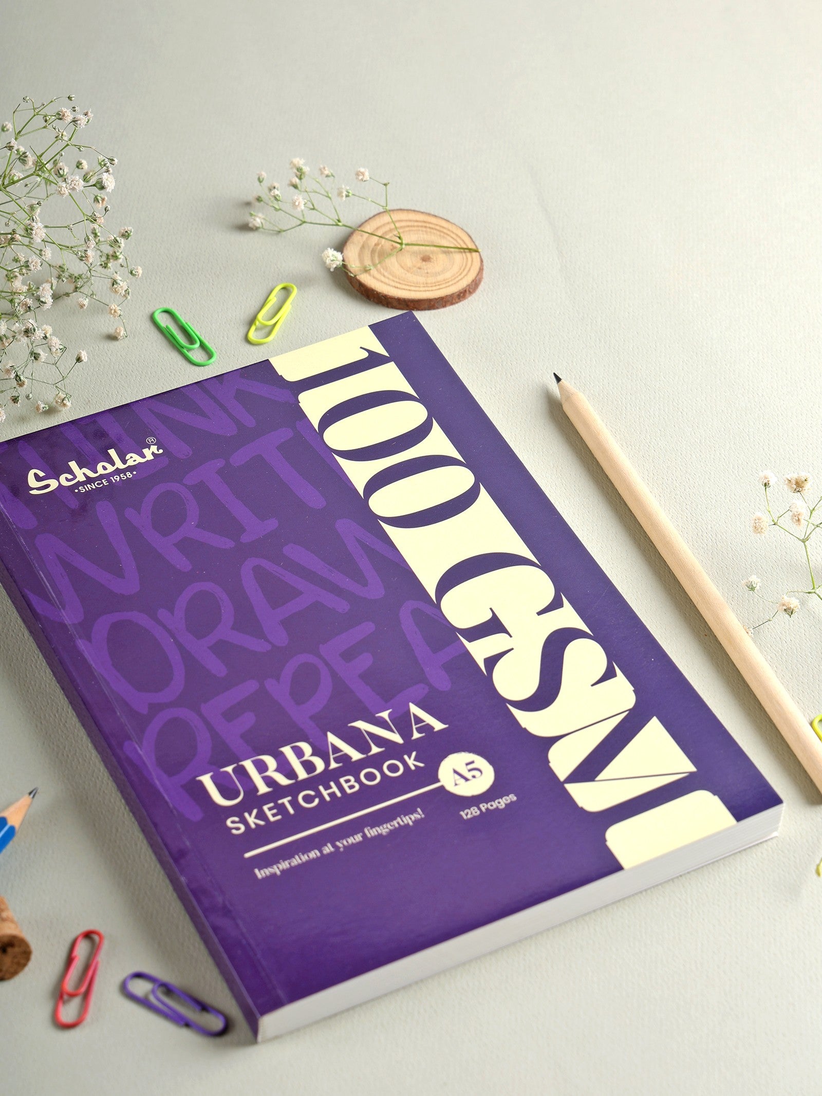 100 Gsm Urbana Sketchbook (UBS) - Violet