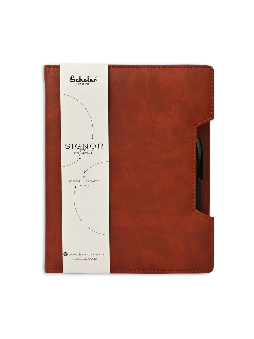 Scholar Notebook - Signor (192 Pages) (SGN) - Maroon