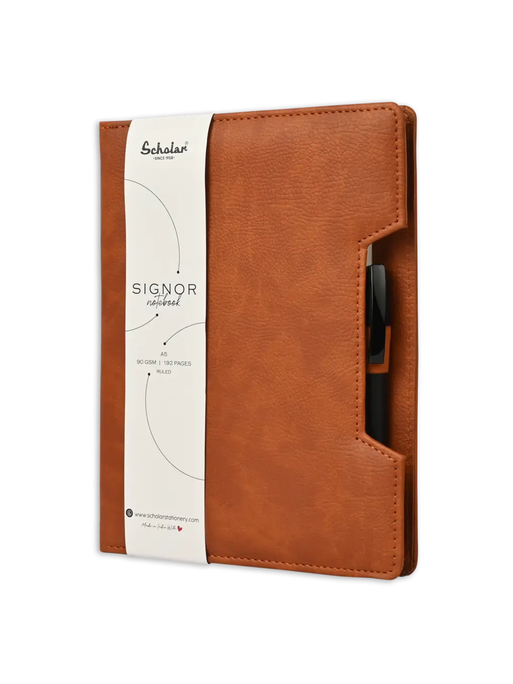 Scholar Notebook - Signor (192 Pages) (SGN) - Tan