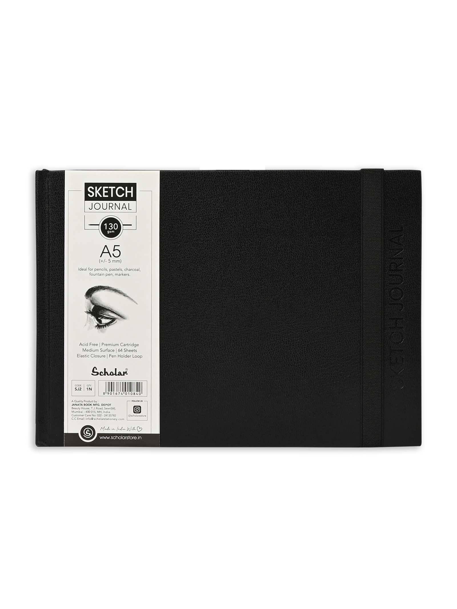 130 Gsm Sketch Journal (64 Sheets) (SJ)