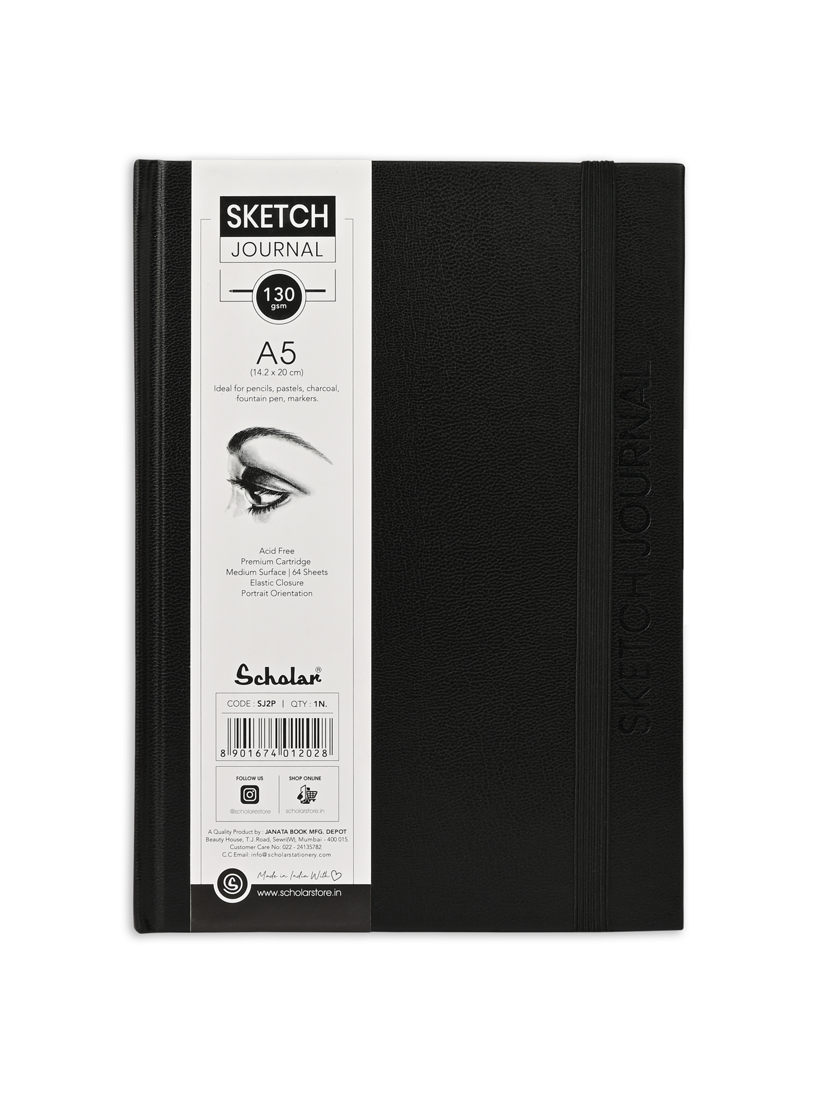 130 Gsm Sketch Journal (64 Sheets) (SJ)
