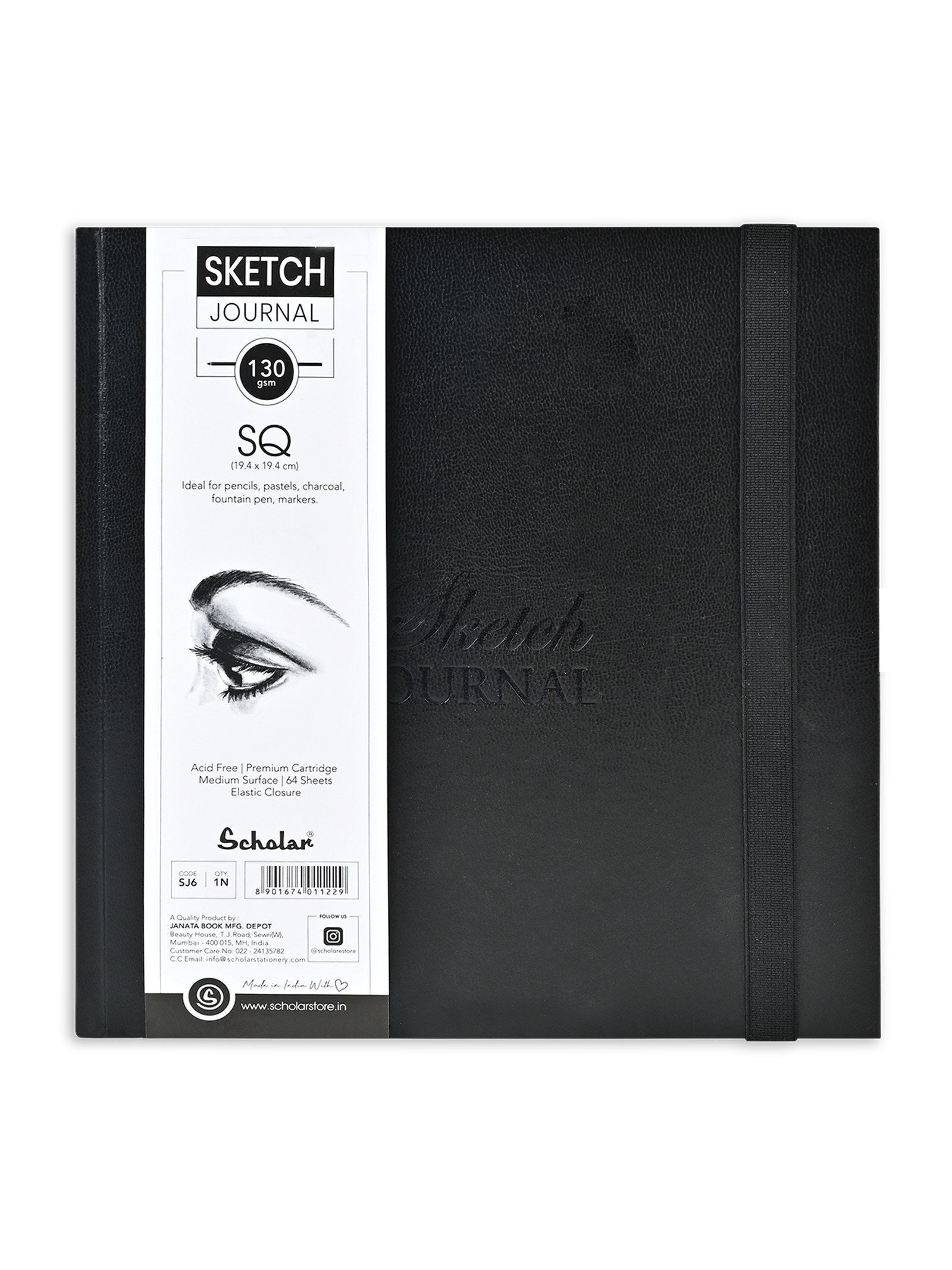 130 Gsm Sketch Journal (64 Sheets) (SJ)
