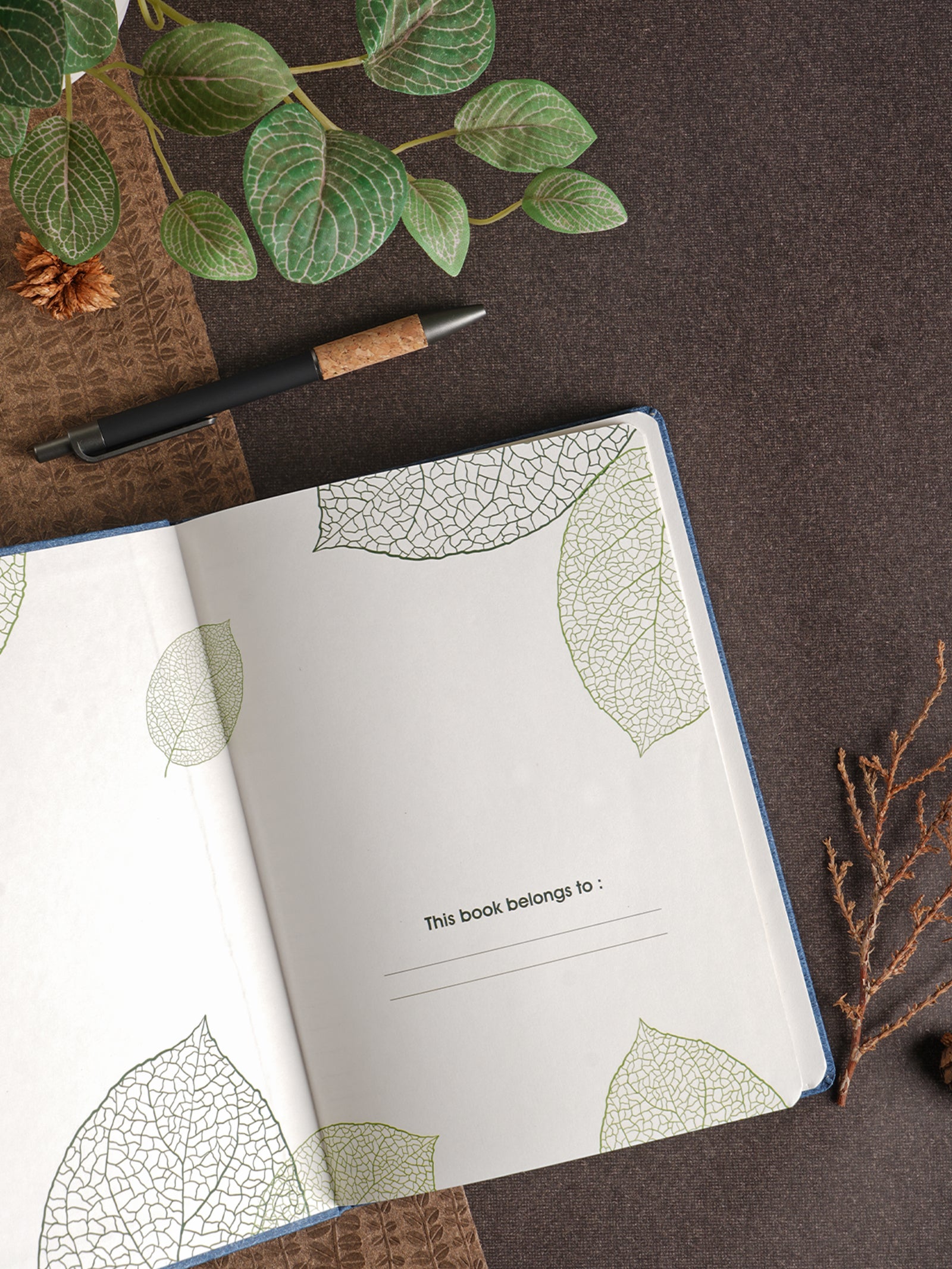 Scholar Notebook - Teak (160 Pages) (TNB2) - Blue