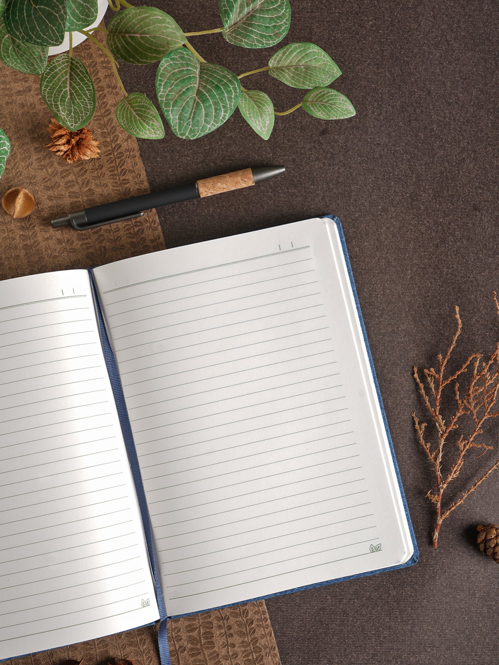 Scholar Notebook - Teak (160 Pages) (TNB2) - Blue