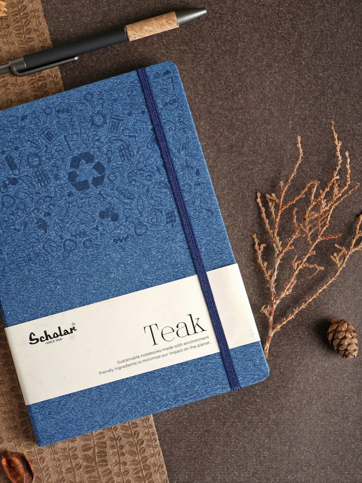 Scholar Notebook - Teak (160 Pages) (TNB2) - Blue