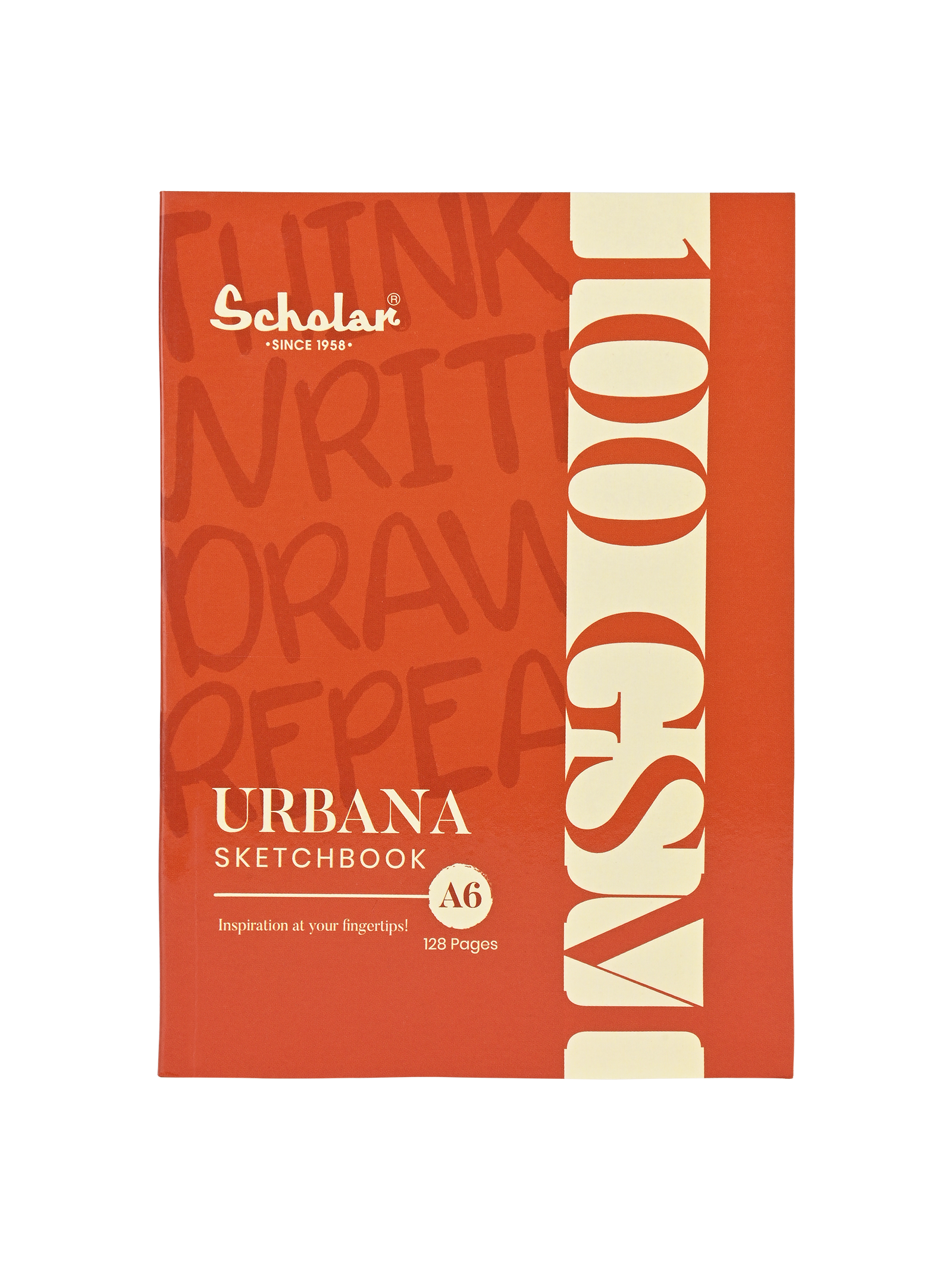 100 Gsm Urbana Sketchbook (UBS) - Orange