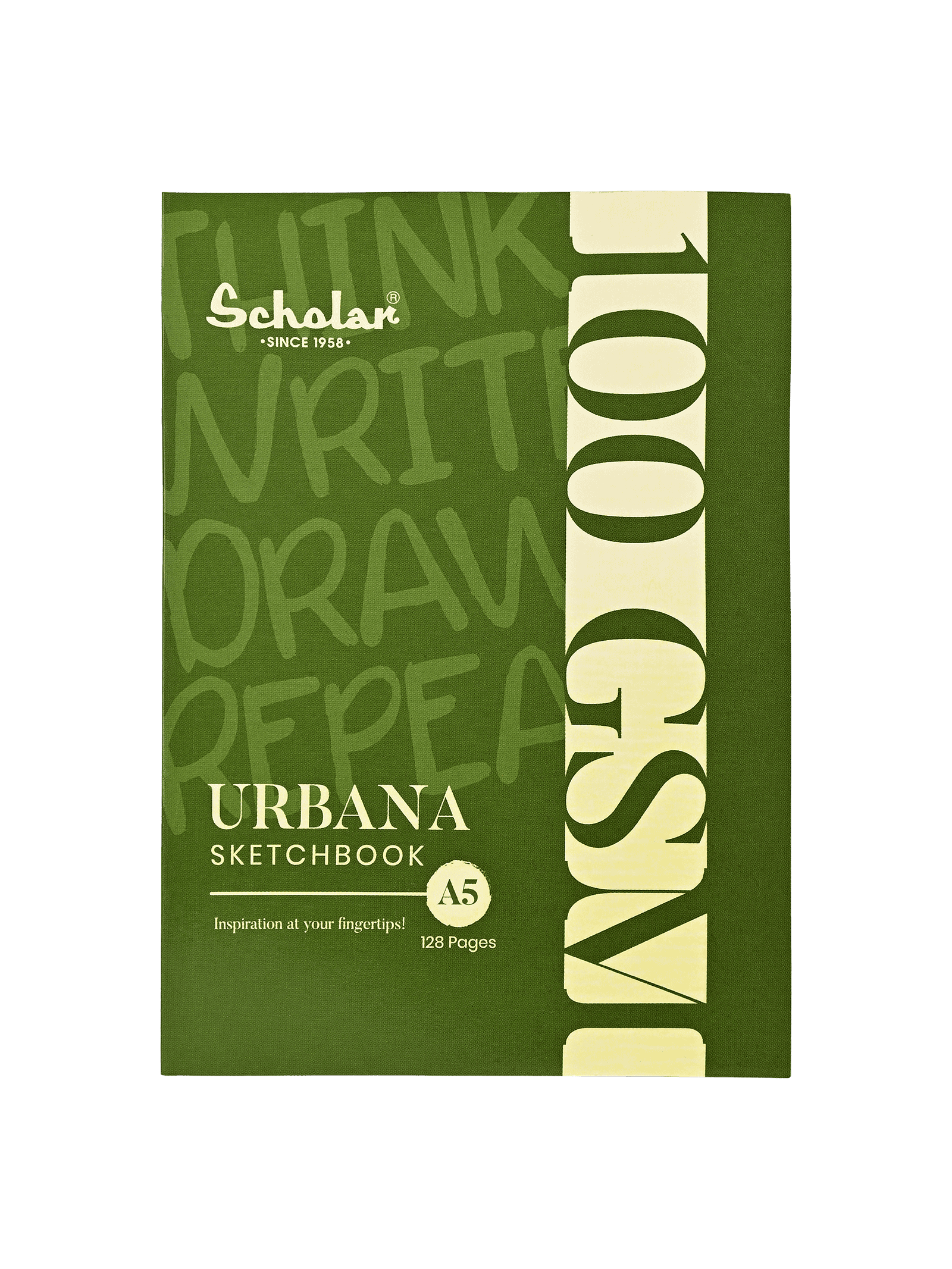 100 Gsm Urbana Sketchbook (UBS) - Green