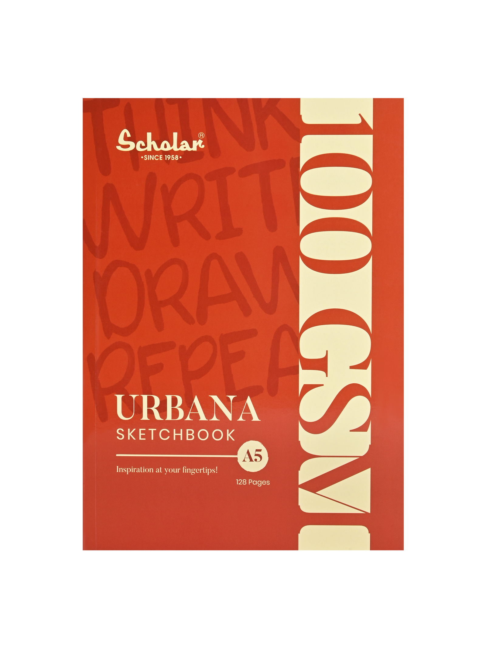 100 Gsm Urbana Sketchbook (UBS) - Orange