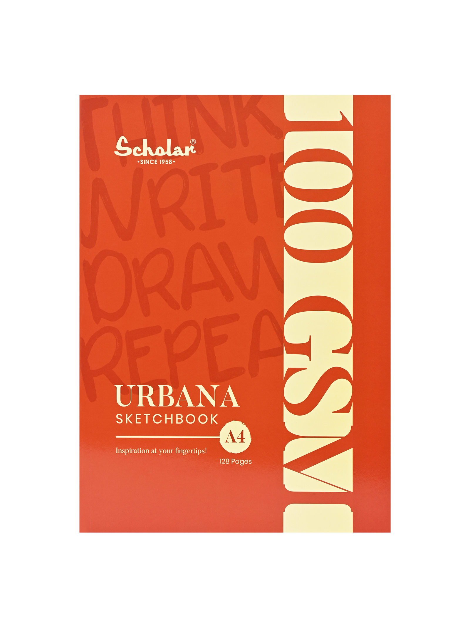 100 Gsm Urbana Sketchbook (UBS) - Orange