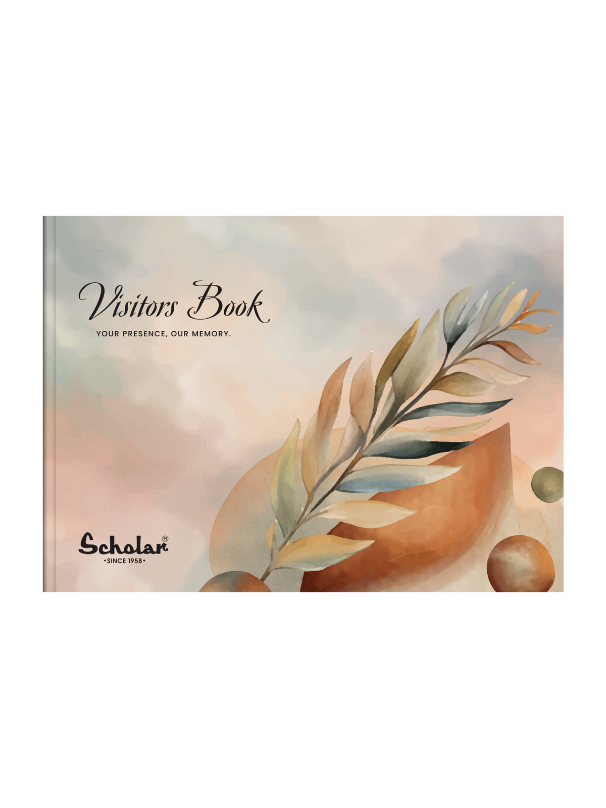 Visitor's Book - Metallic (192 Pages) (VB6)