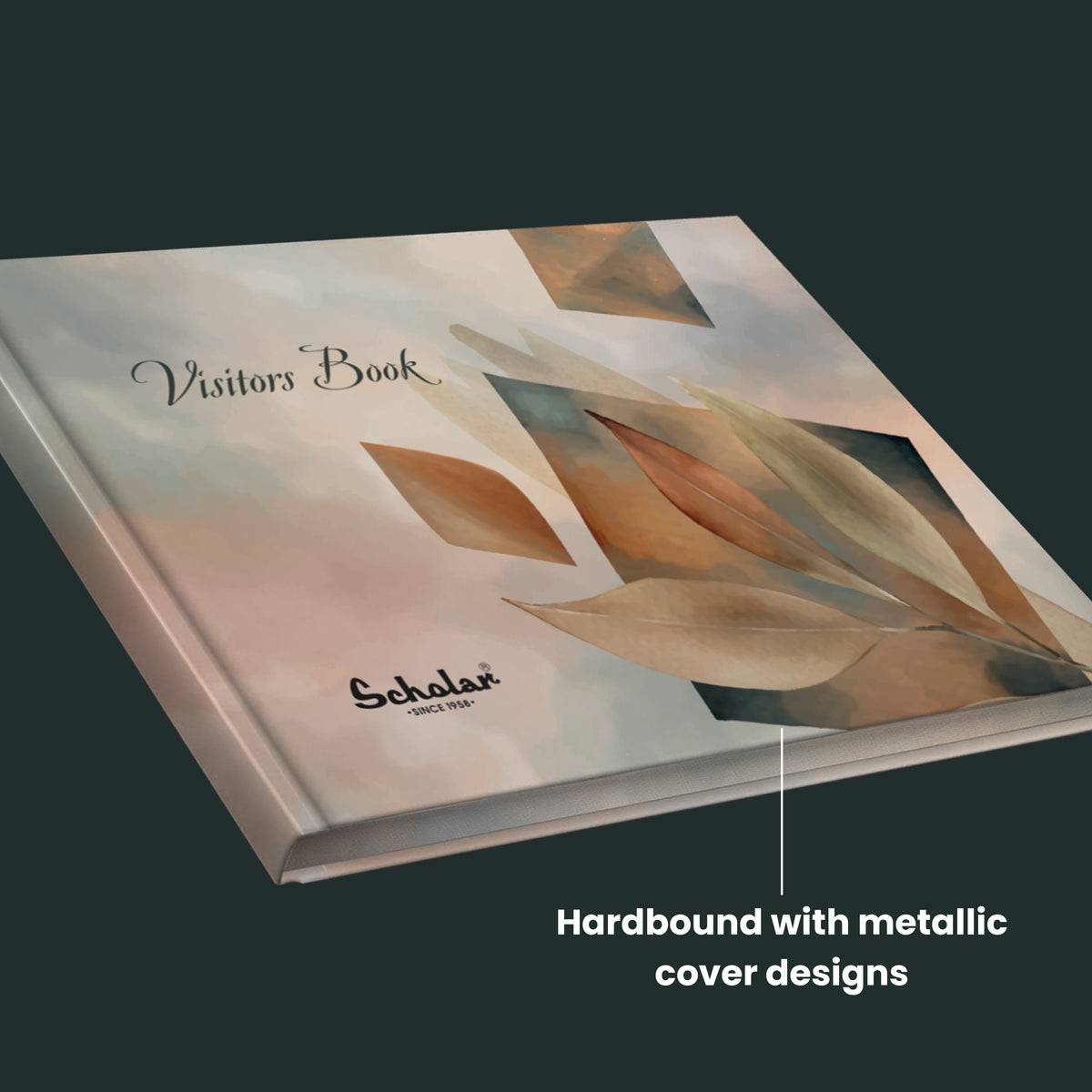 Visitor's Book - Metallic (192 Pages) (VB6)