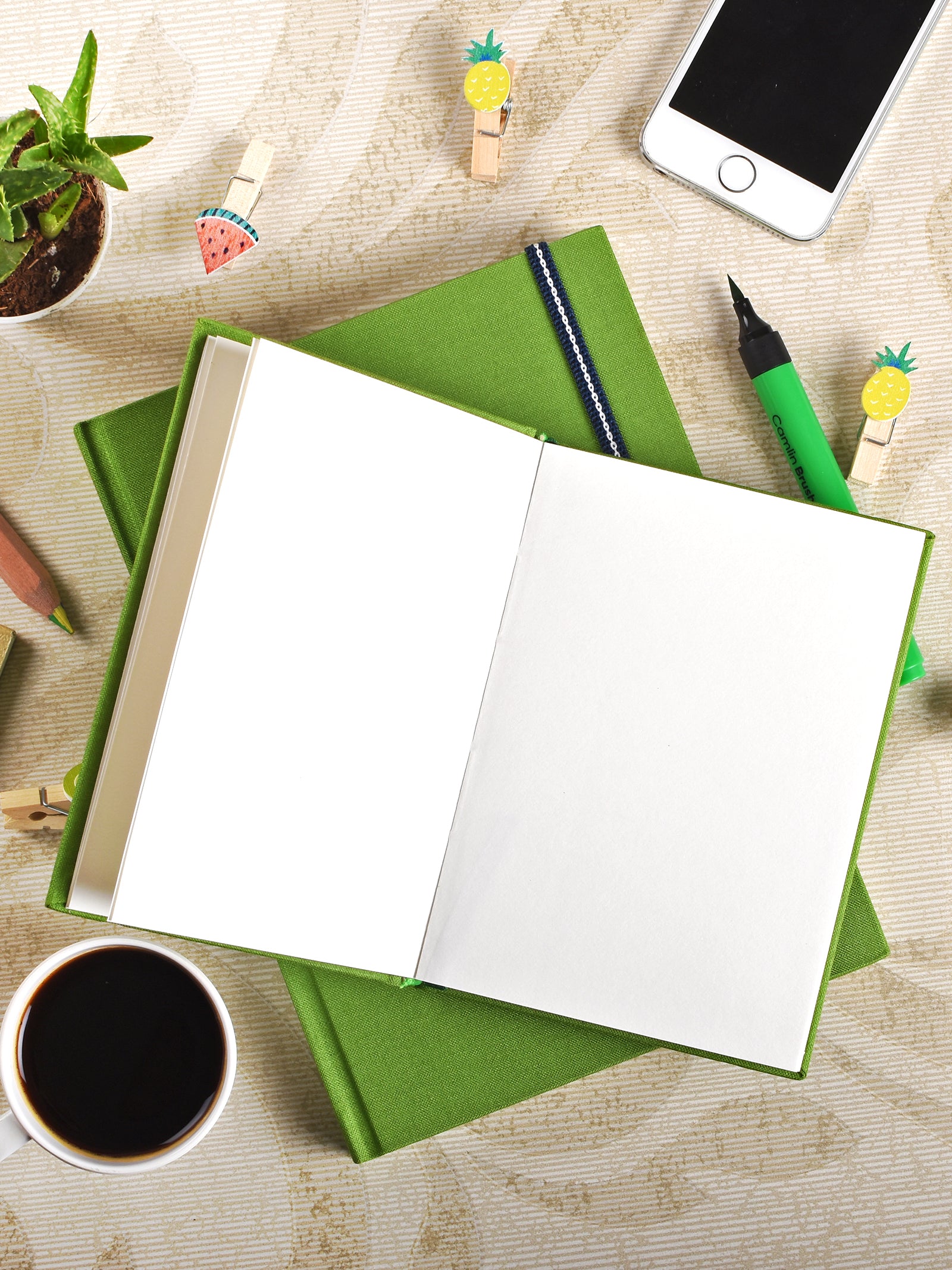 (150 Gsm Decor Sketch Book (56 Sheets) (DSB) - Green