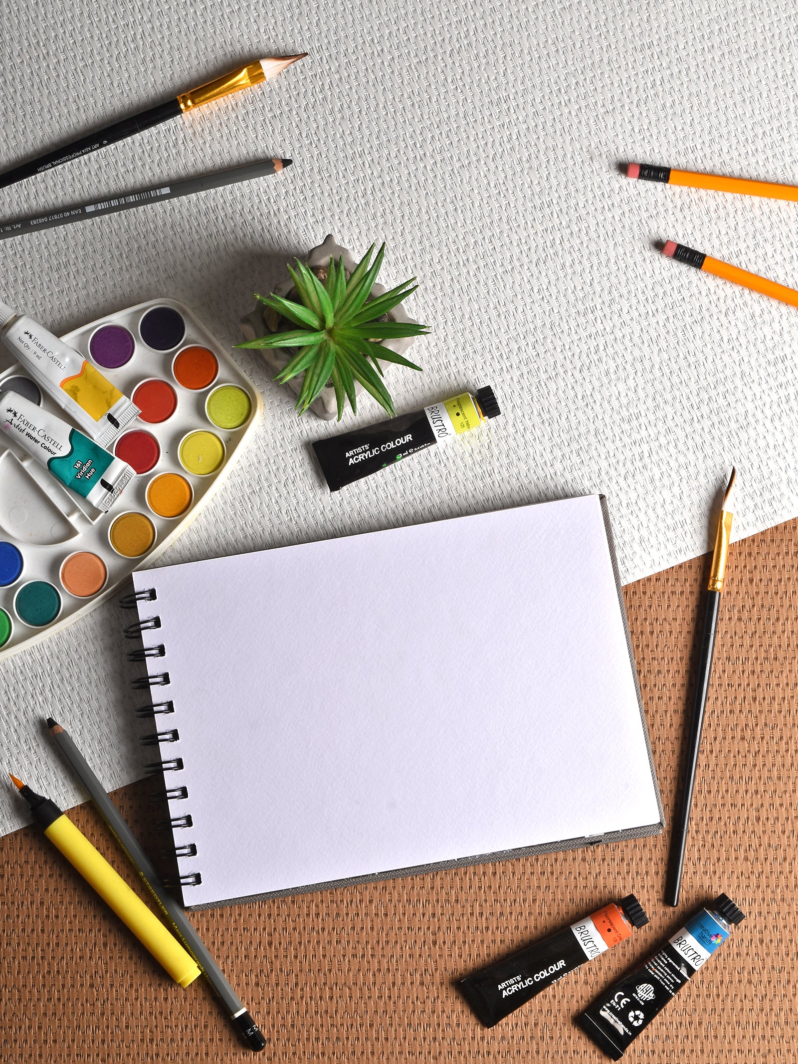 250 Gsm Mixed Media Paper Journal - Cold Pressed (24 Sheets) (MMJ)