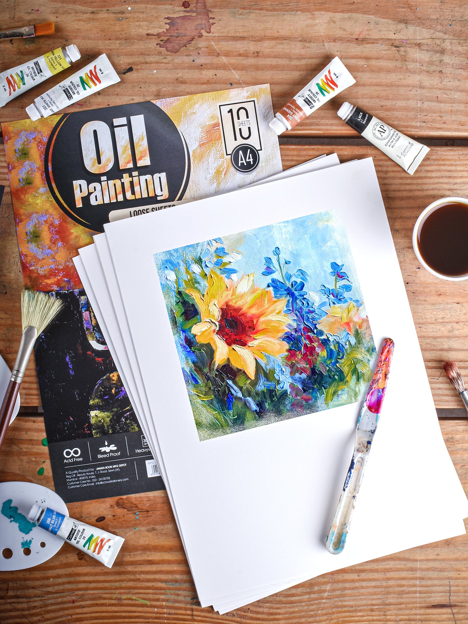 300 Gsm Oil Painting Paper - Loose Sheets (OPL)