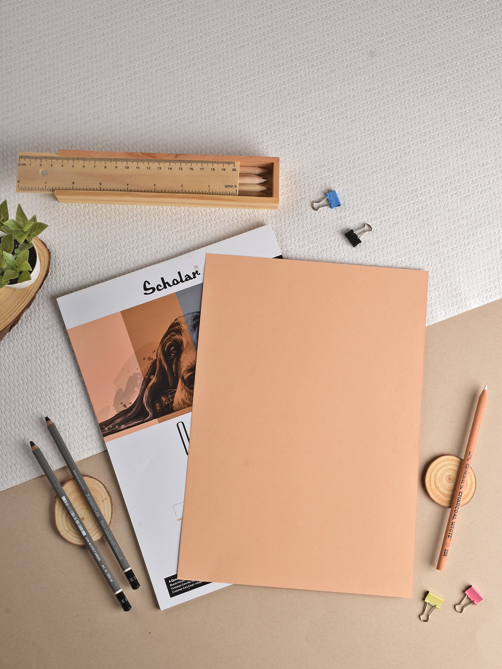 Quatro Loose Sheets (4 in 1 Toned Sheets with Kraft, Black, Beige & Grey Paper) (QTL)