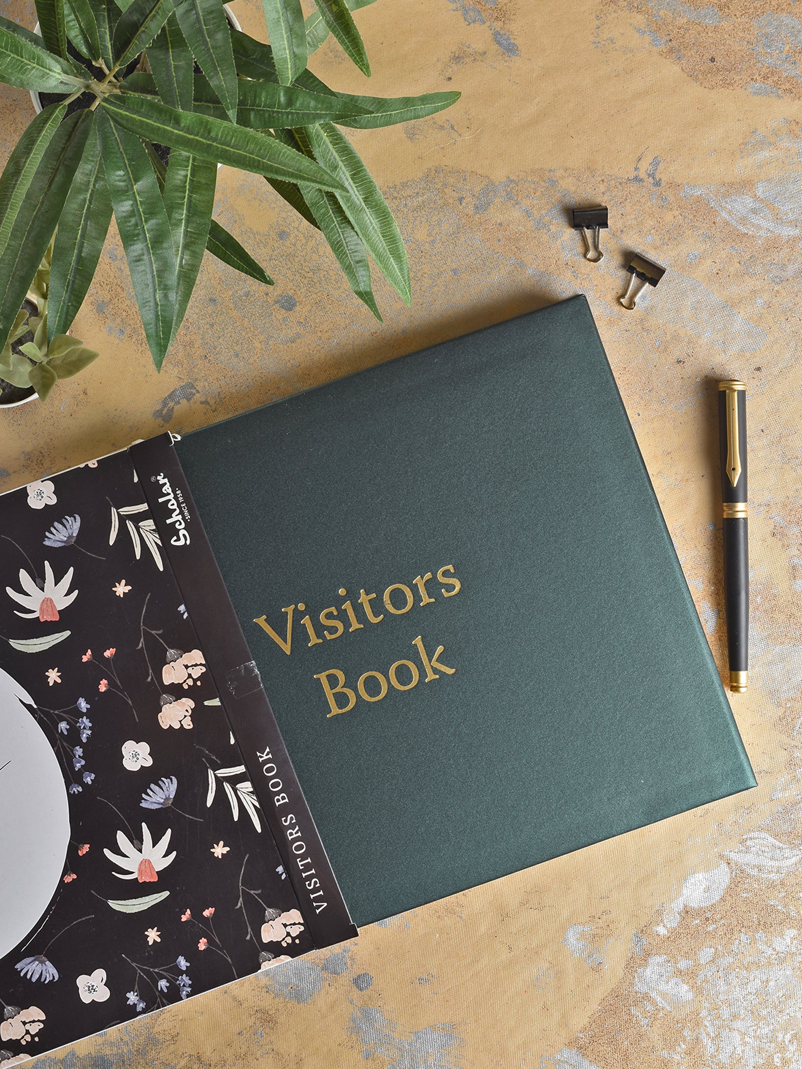Visitor's Book - Premium (144 Pages) (VB2) - Green