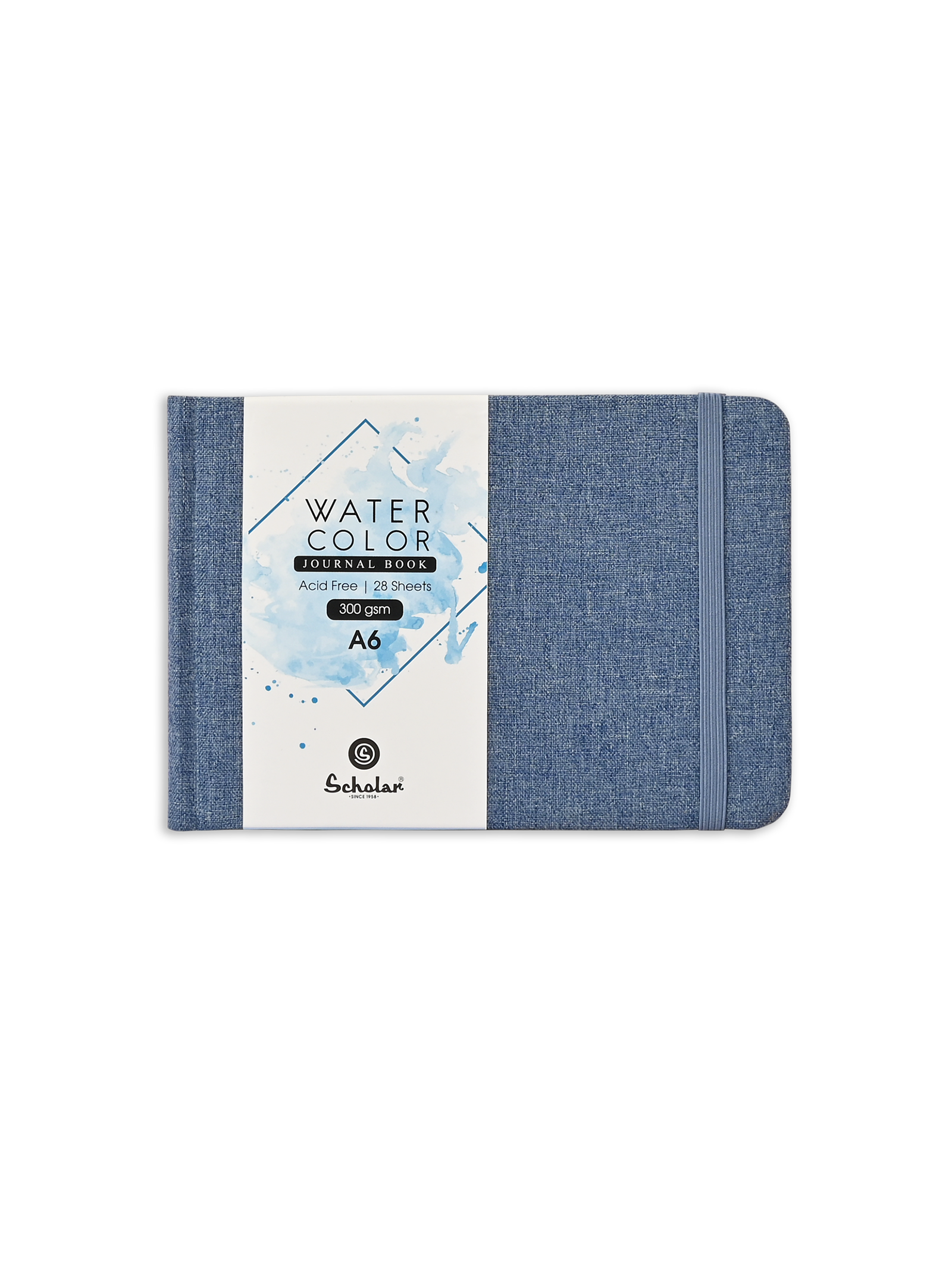 300 Gsm Watercolour Sketchbook (28 Sheets) - Blue
