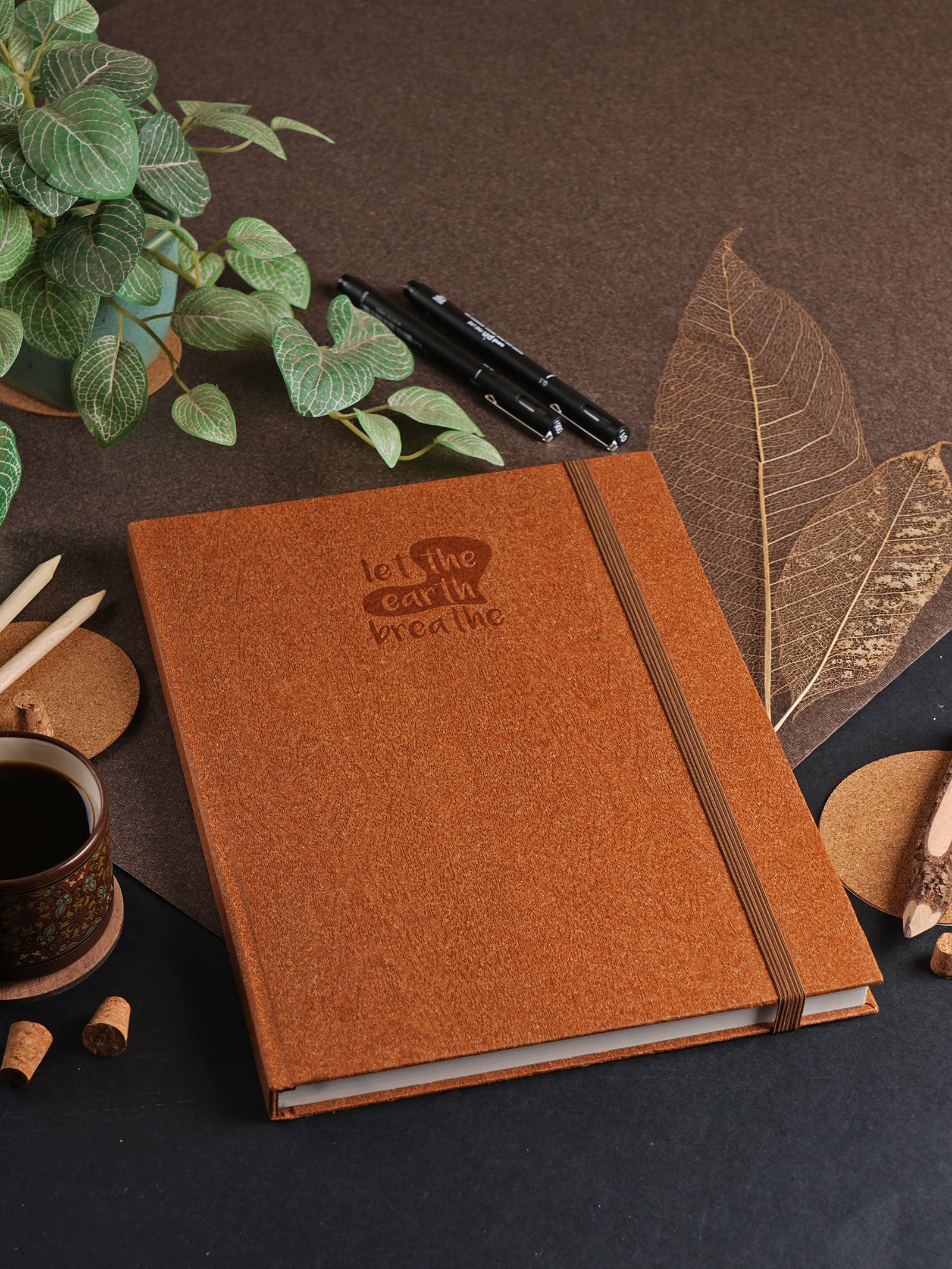 160 Gsm 100% Recycled Journal (48 Sheets) (RCJ) - Brown