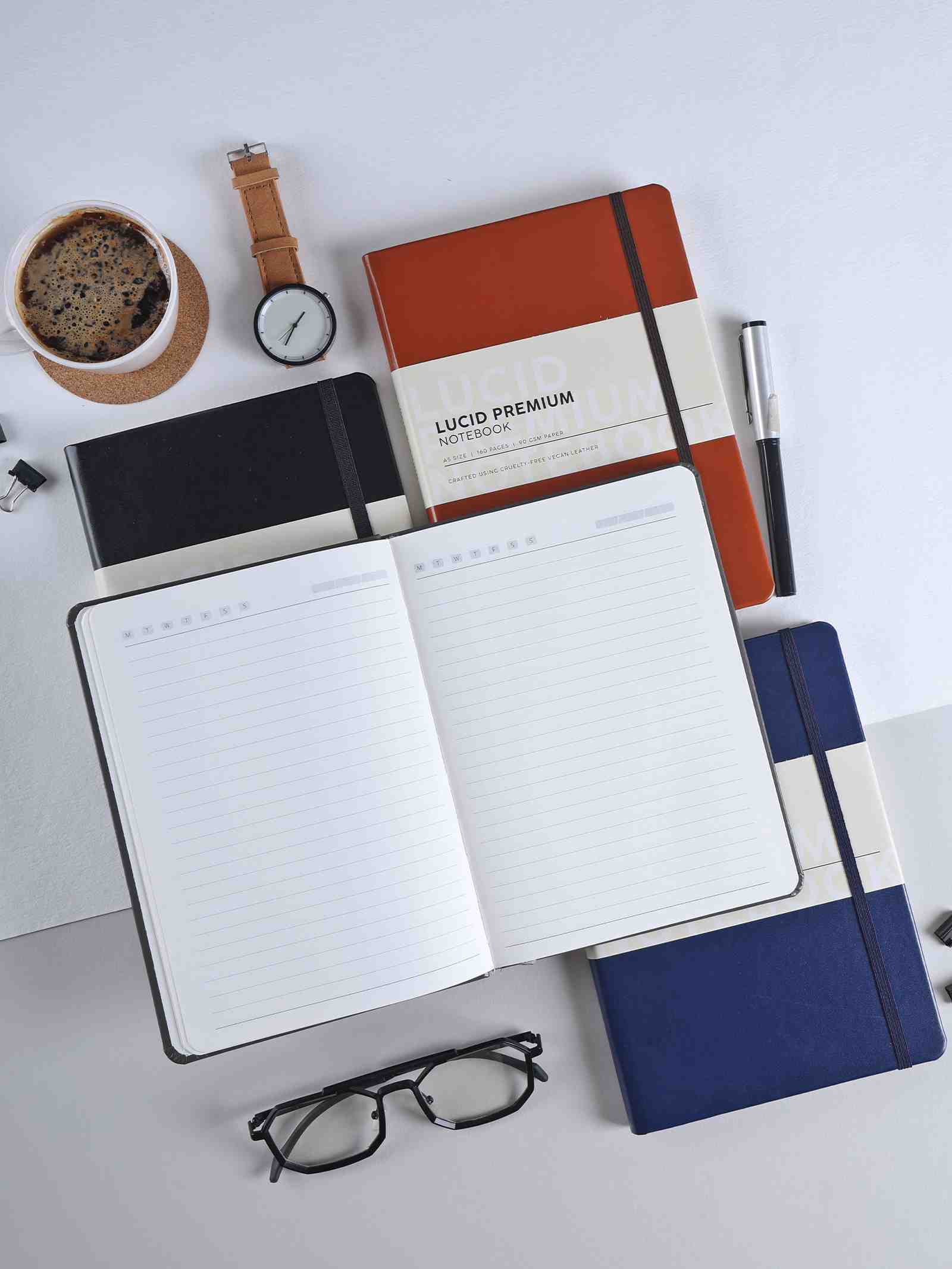 Scholar Notebook - Lucid Premium (160pgs) (LPR2) - Blue