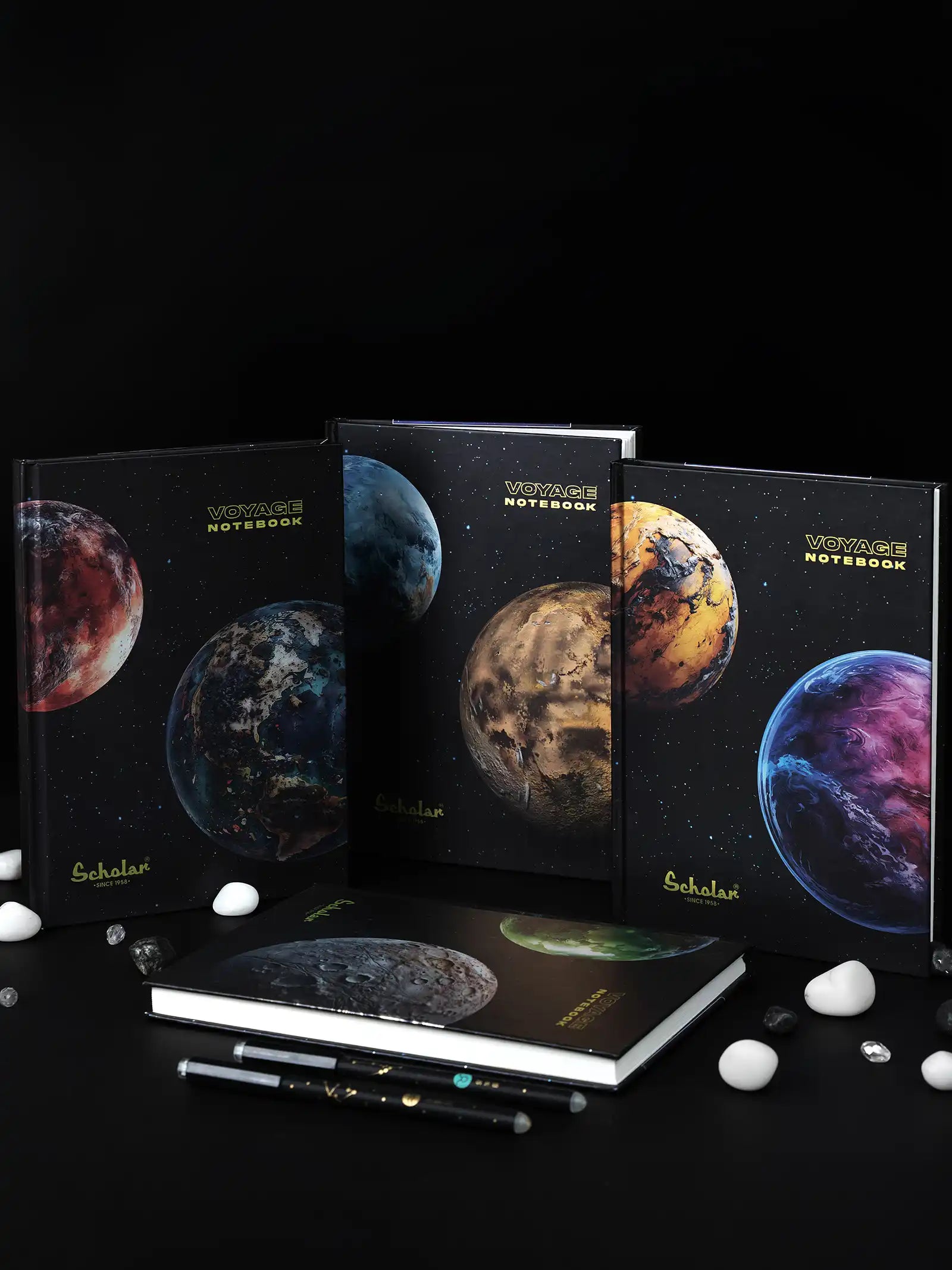 Scholar 192 Pages Ruled Notebook - Voyage (VMN) - Blue