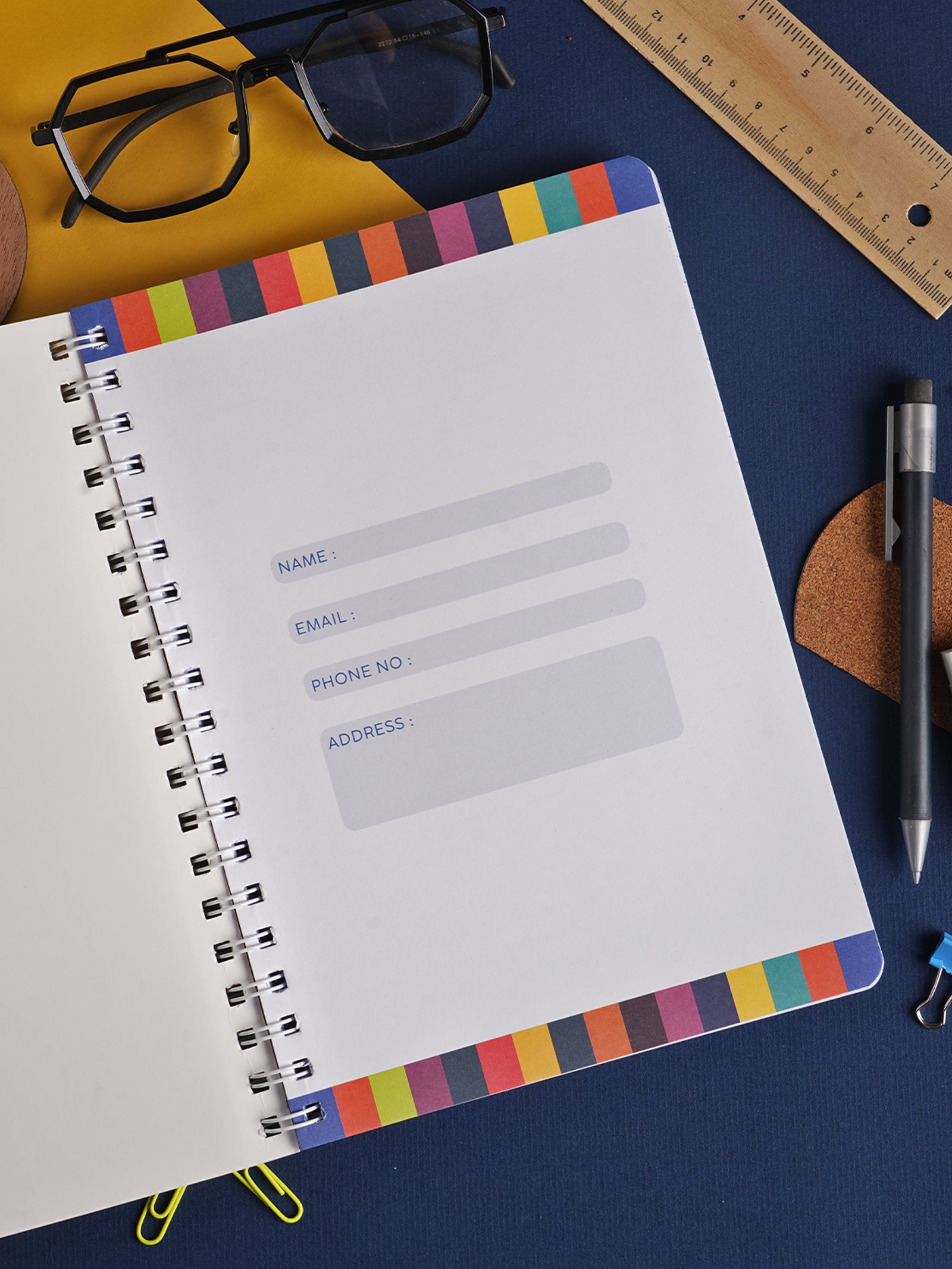 Scholar Six Subject Premium Notebook (6S) - Vermillion