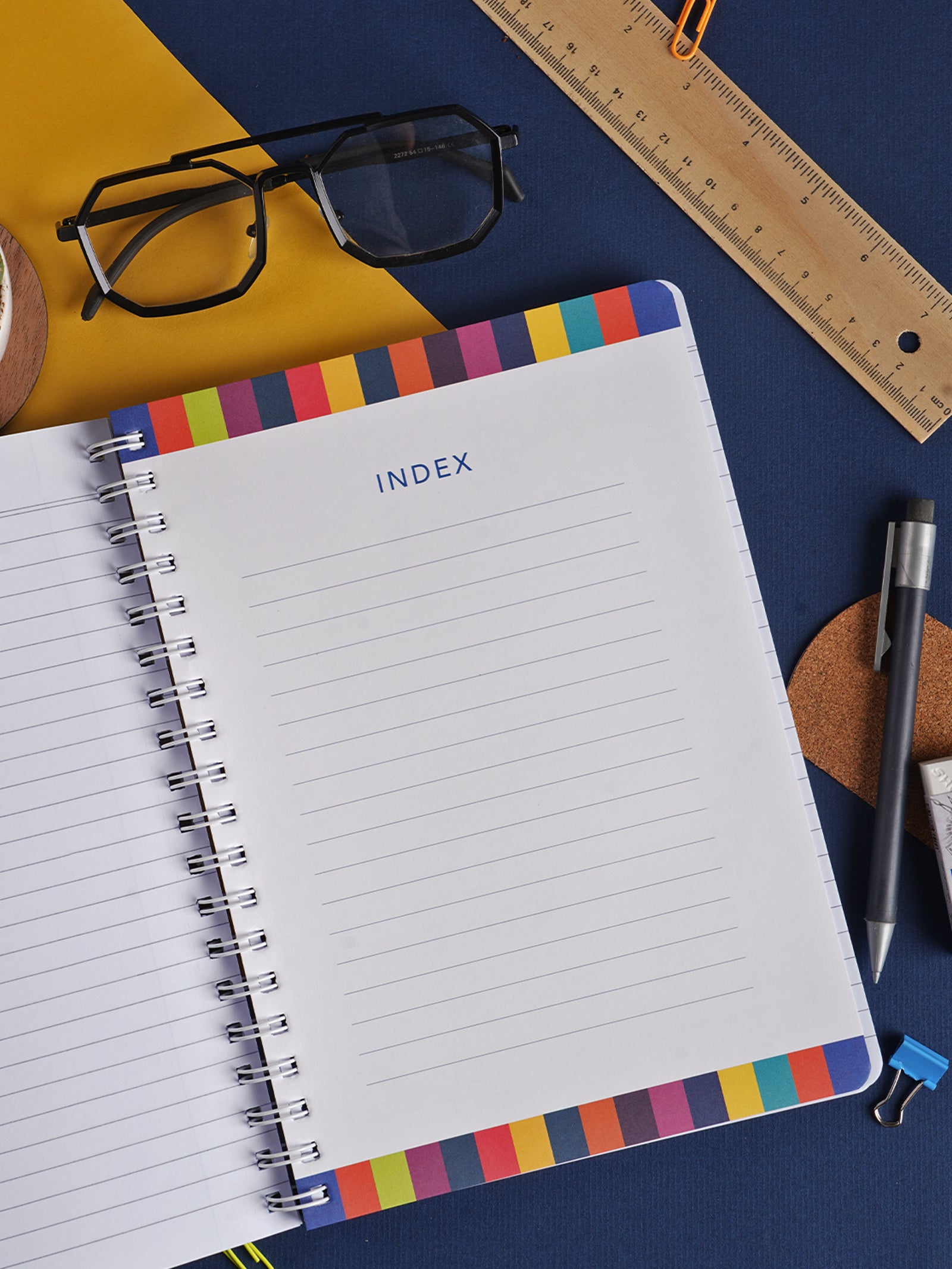 Scholar Six Subject Premium Notebook (6S) - Vermillion