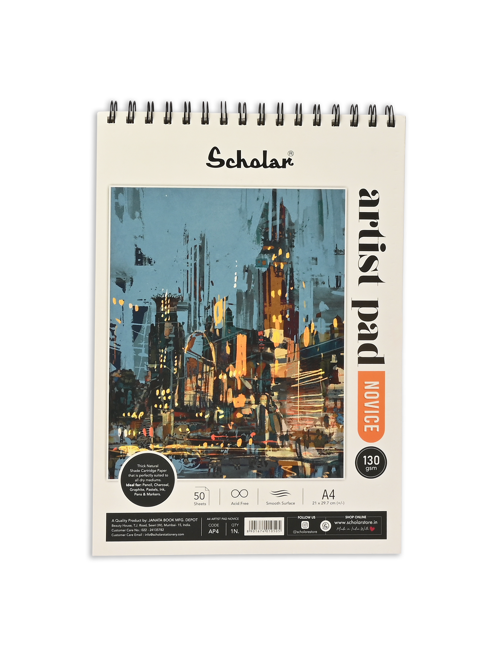 130 Gsm Artist Pad - Novice (25 & 50 Sheets) (AP)