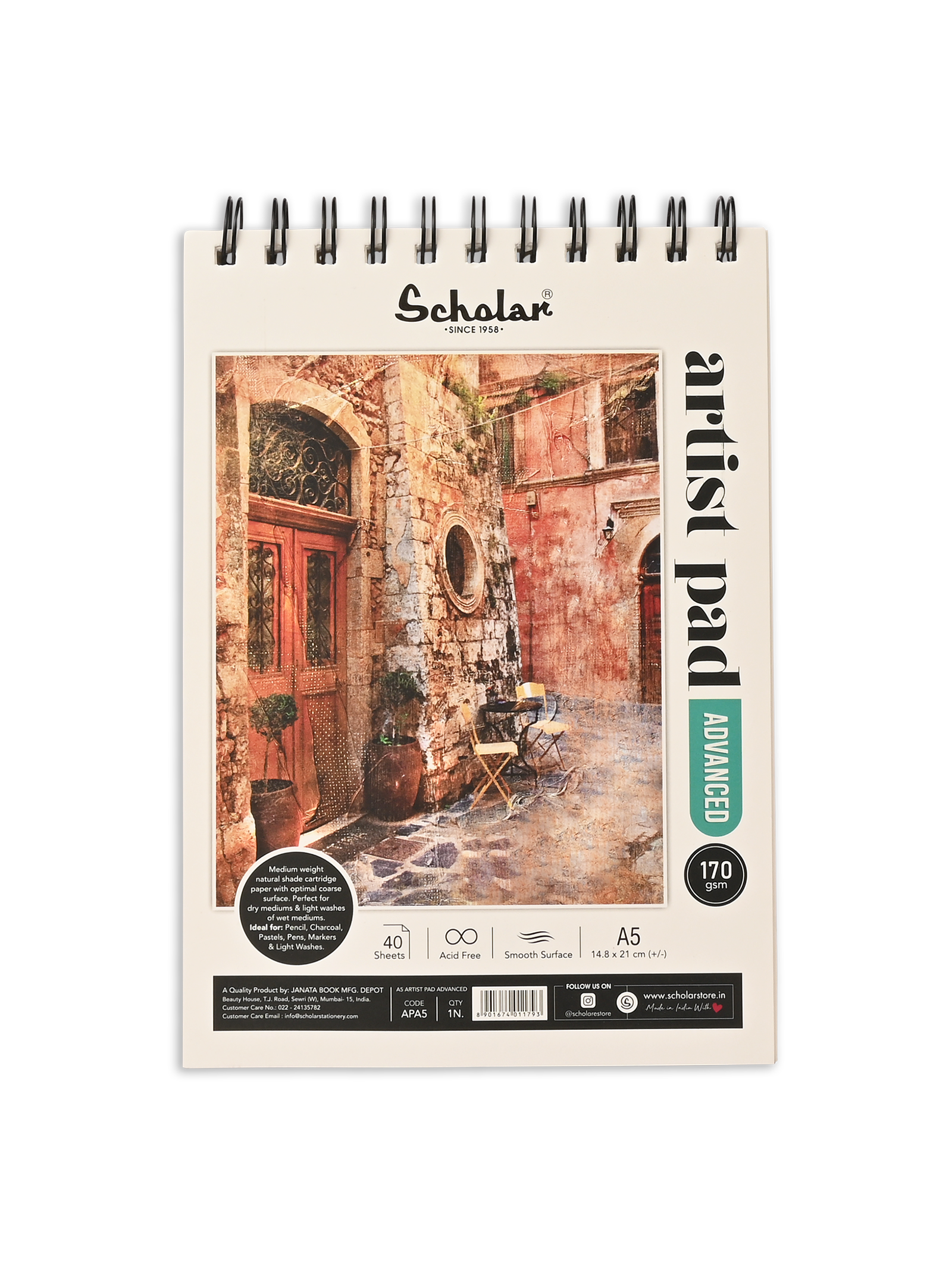 170 Gsm Artist Pad - Advanced (40 Sheets) (APA)