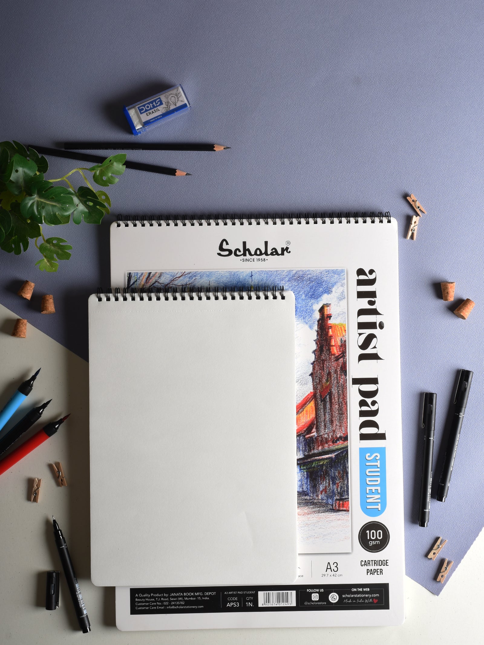 100 Gsm Artist Pad - Student (50 Sheets) (APS)