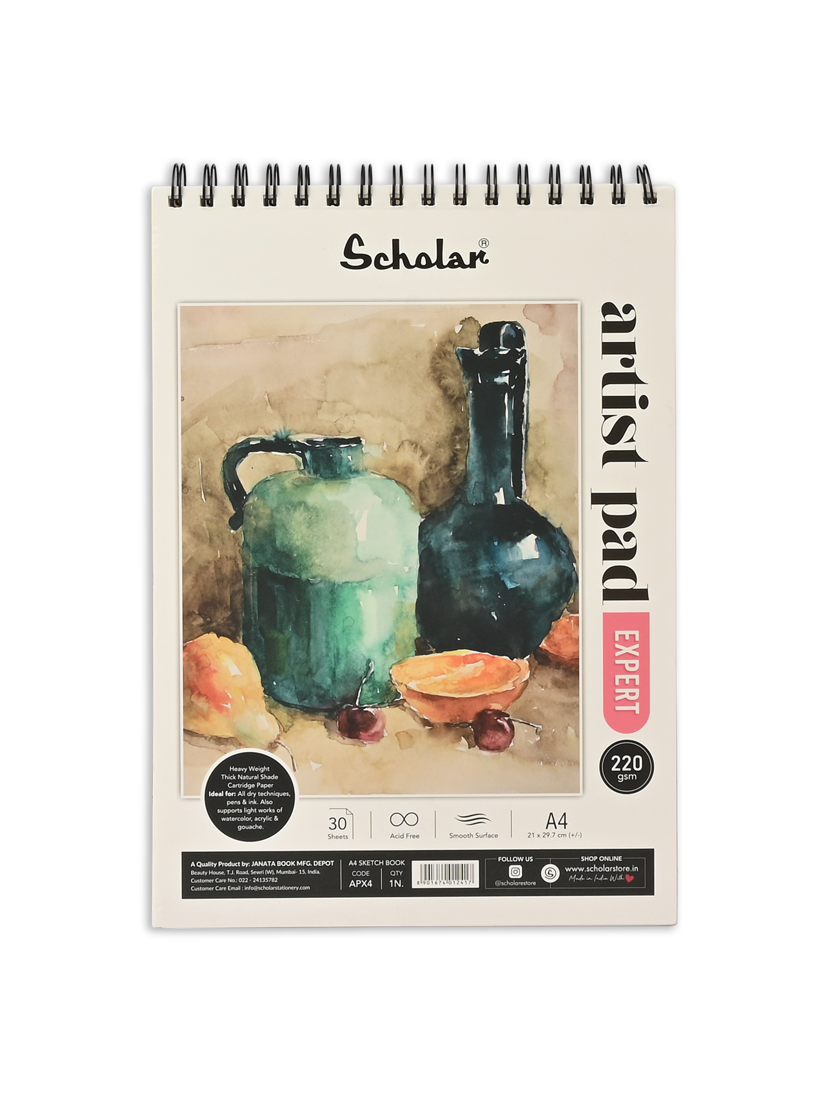 220 Gsm Artist Pad - Expert (30 Sheets) (APX)