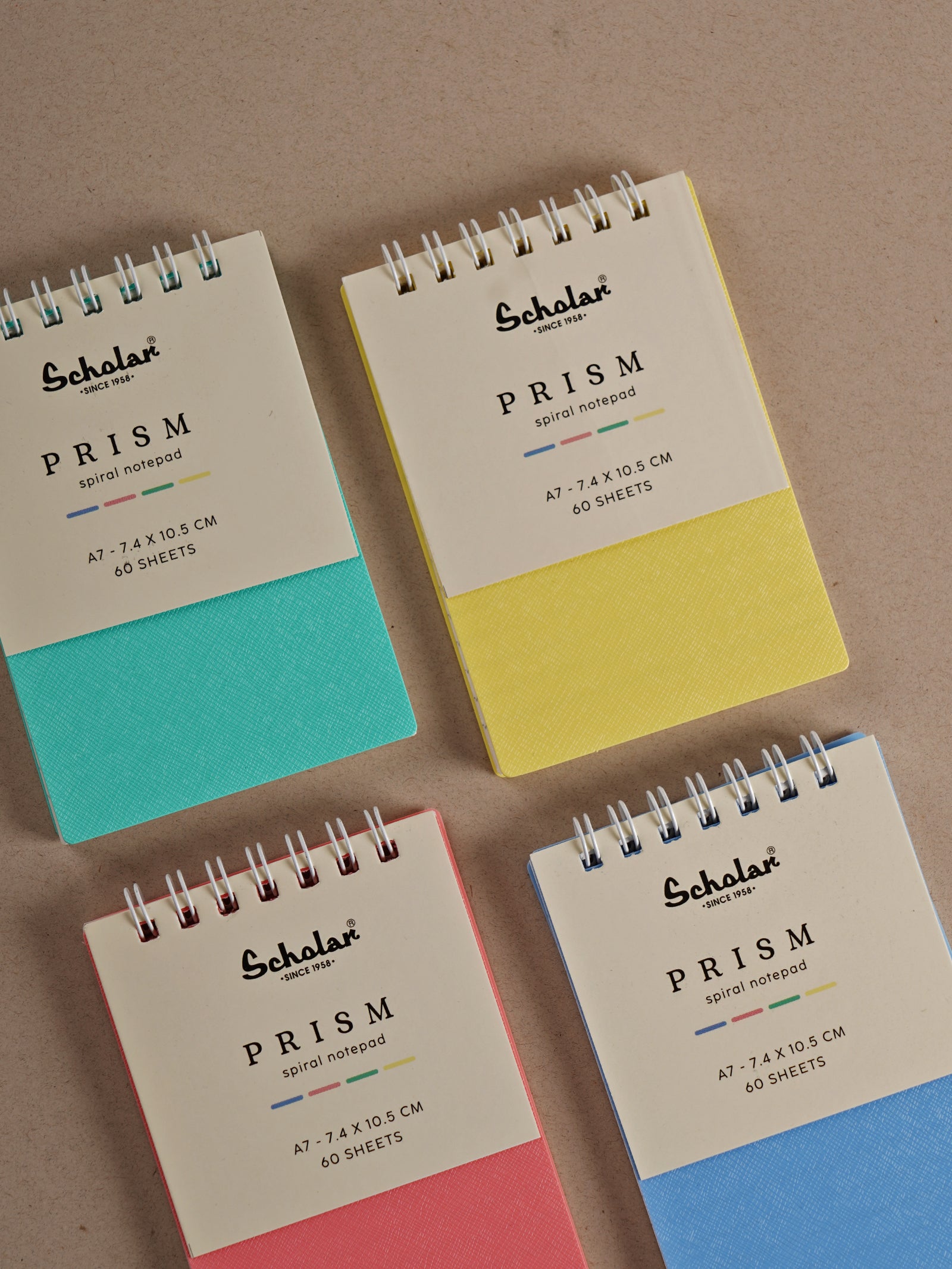 A7 Prism Spiral Notepads (Pack of 8) (SSP9)