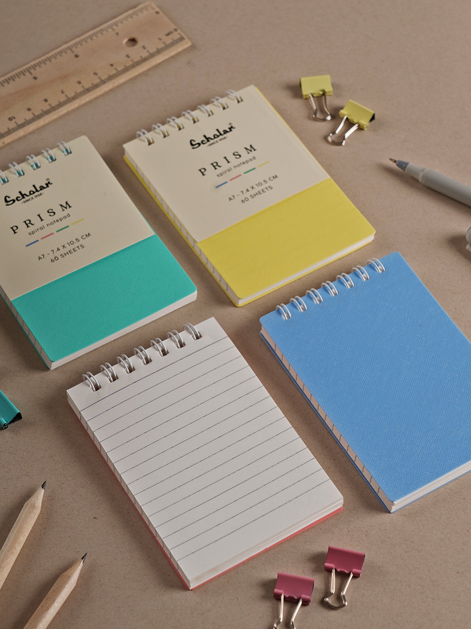 A7 Prism Spiral Notepads (Pack of 8) (SSP9)