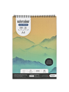 200 Gsm Watercolour Cold Pressed Paper Pads - Wire Bound (Heavy Texture) (20 Sheets) (CSW)