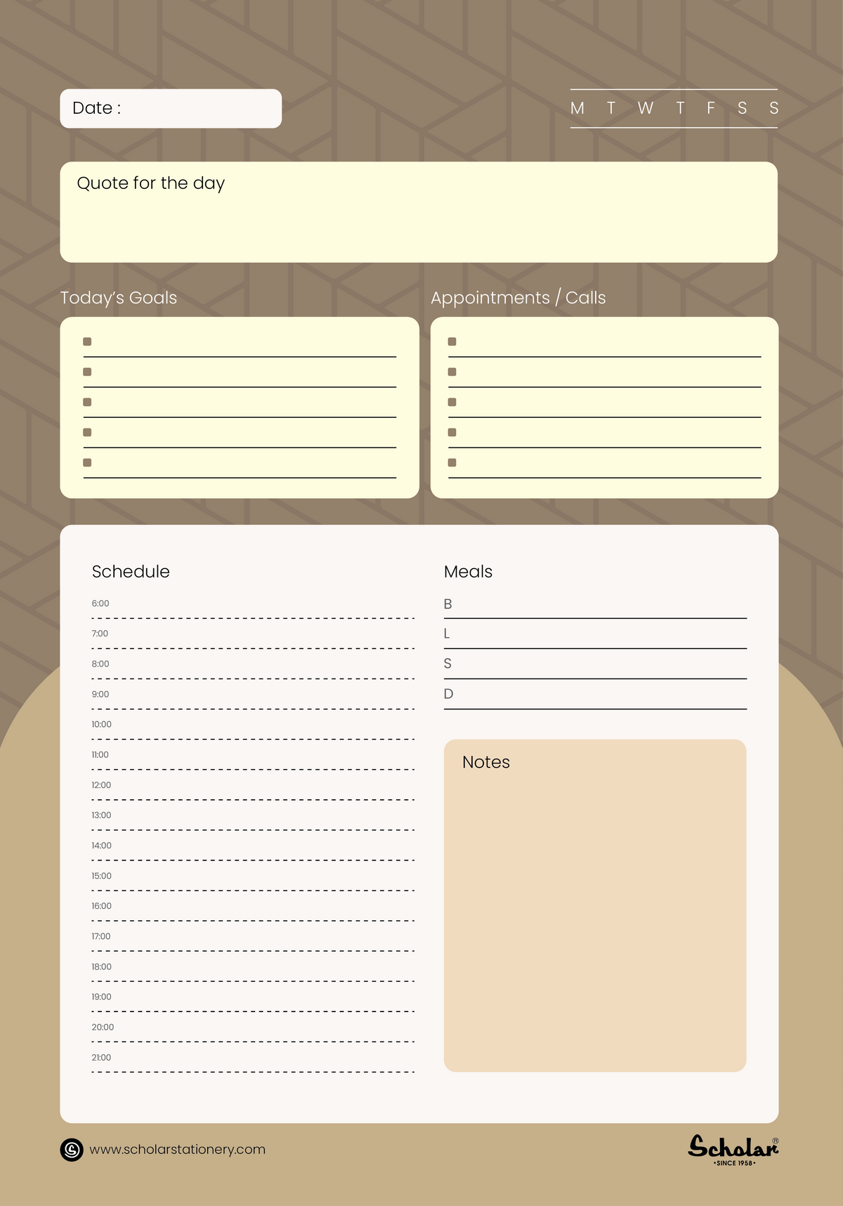 Daily Planner (DPL4) - A4 (Pack of 2)
